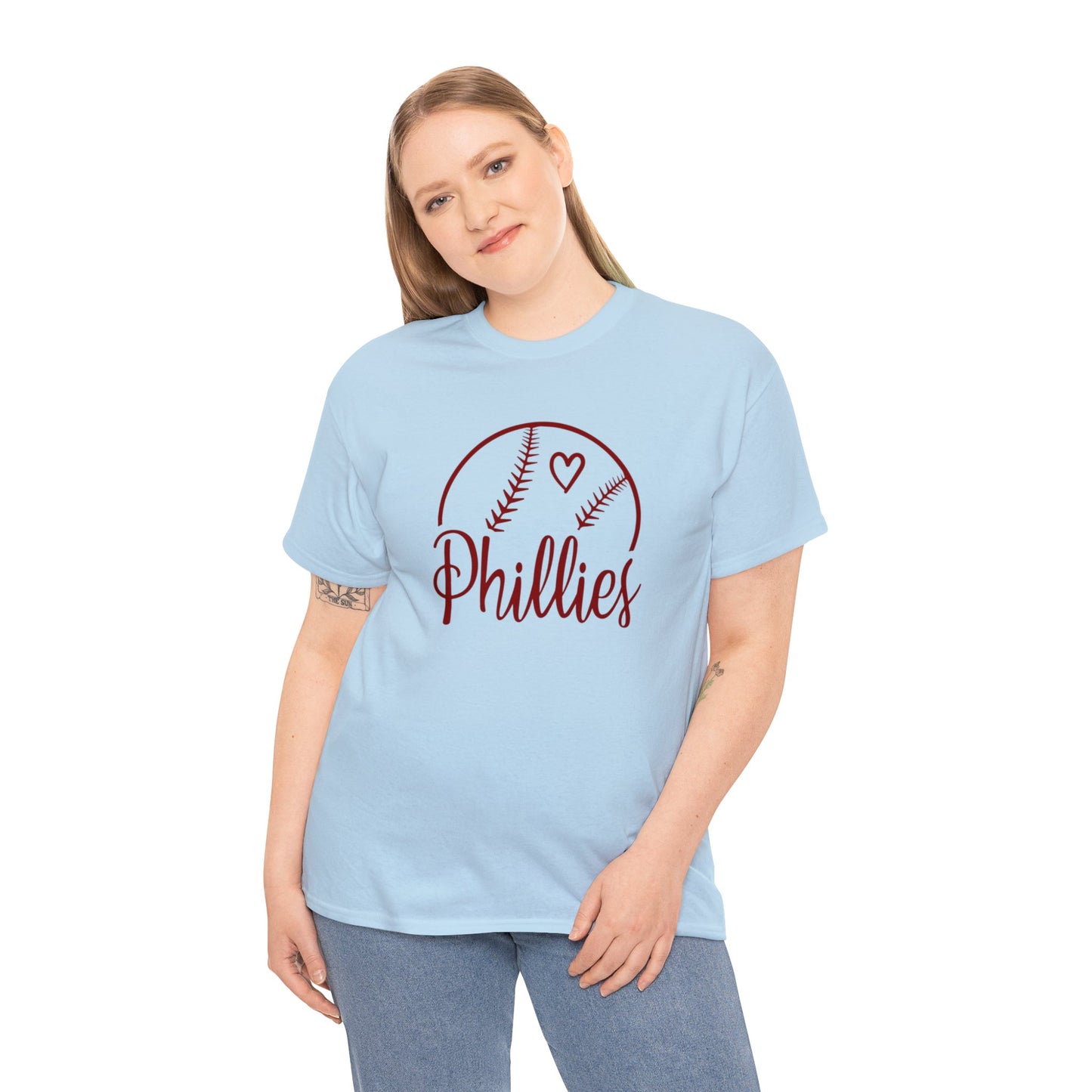 Phillies Philadelphia Baseball Womens Mens Cotton Tee