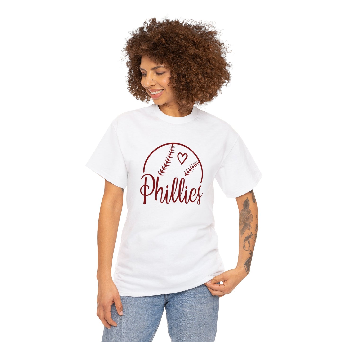 Phillies Philadelphia Baseball Womens Mens Cotton Tee