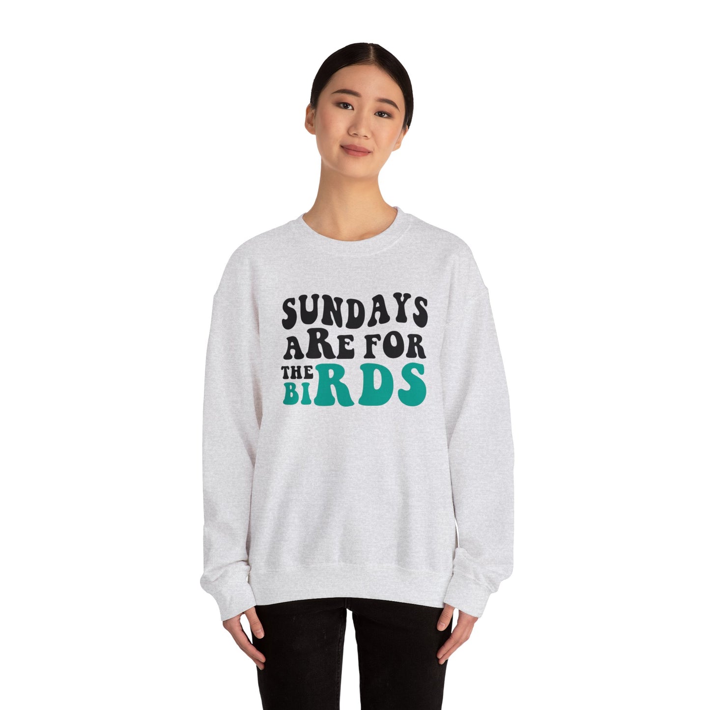 Sundays are for the Birds Eagles Crewneck Sweatshirt