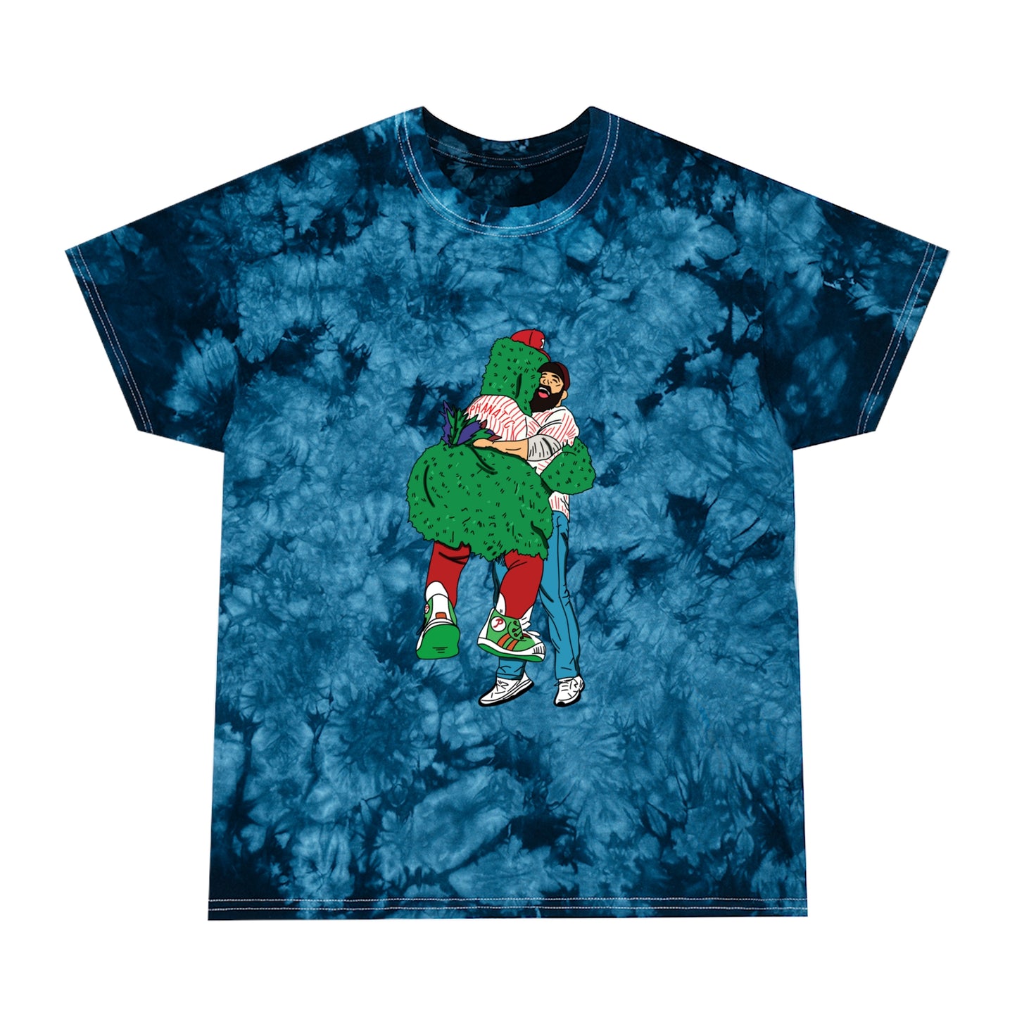 Phillies Tie Dye Shirt Phanatic Jason Kelce Womens Mens Philadelphia Red October Philly Fall Christmas Gift T-Shirt Tie-Dye Tee