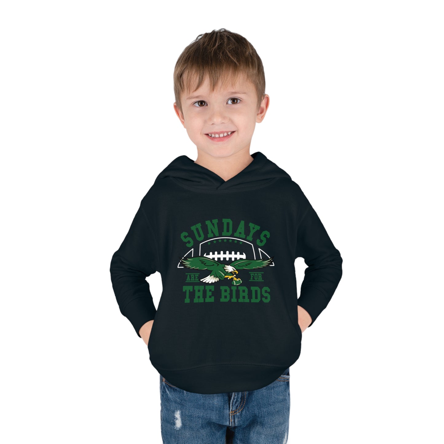 Philadelphia Eagles Toddler Sweatshirt Kids Hoodie Mickey Minnie Mouse Pullover Fleece Hooded Sweat Shirt