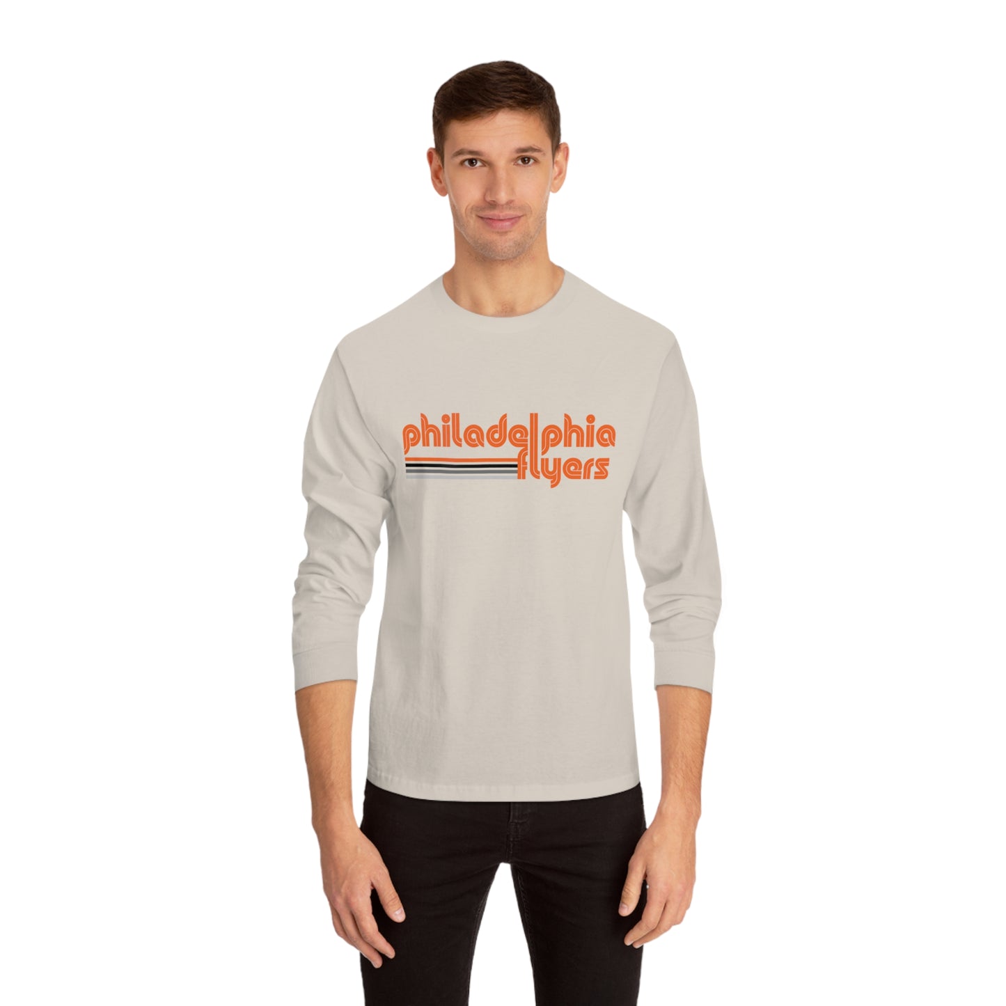Philadelphia Flyers Shirt Mens Womens Philly Retro Fly Tee Crew Neck Sweatshirt Christmas Gift Dad Mom Unisex Classic Long Sleeve T-Shirt