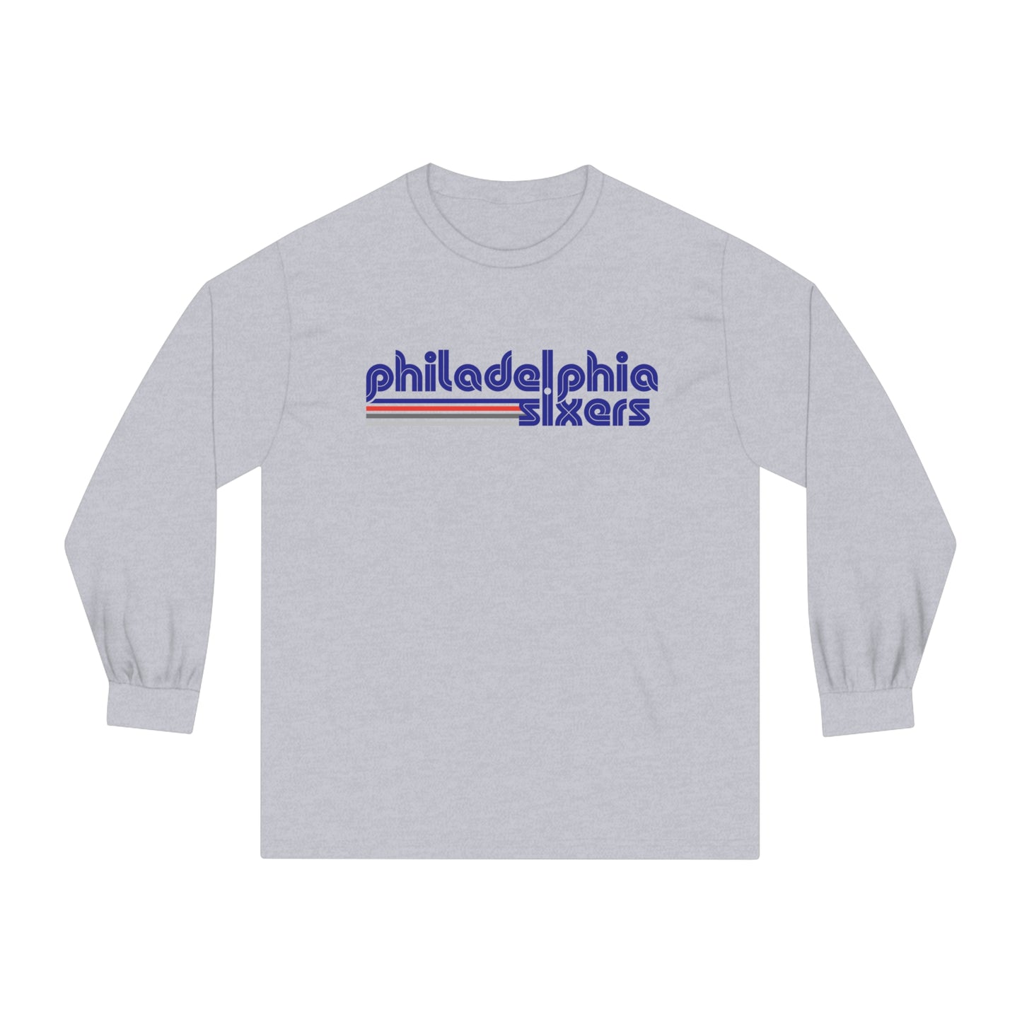 Philadelphia 76ers Shirt Mens Womens Unisex Classic Long Sleeve T-Shirt