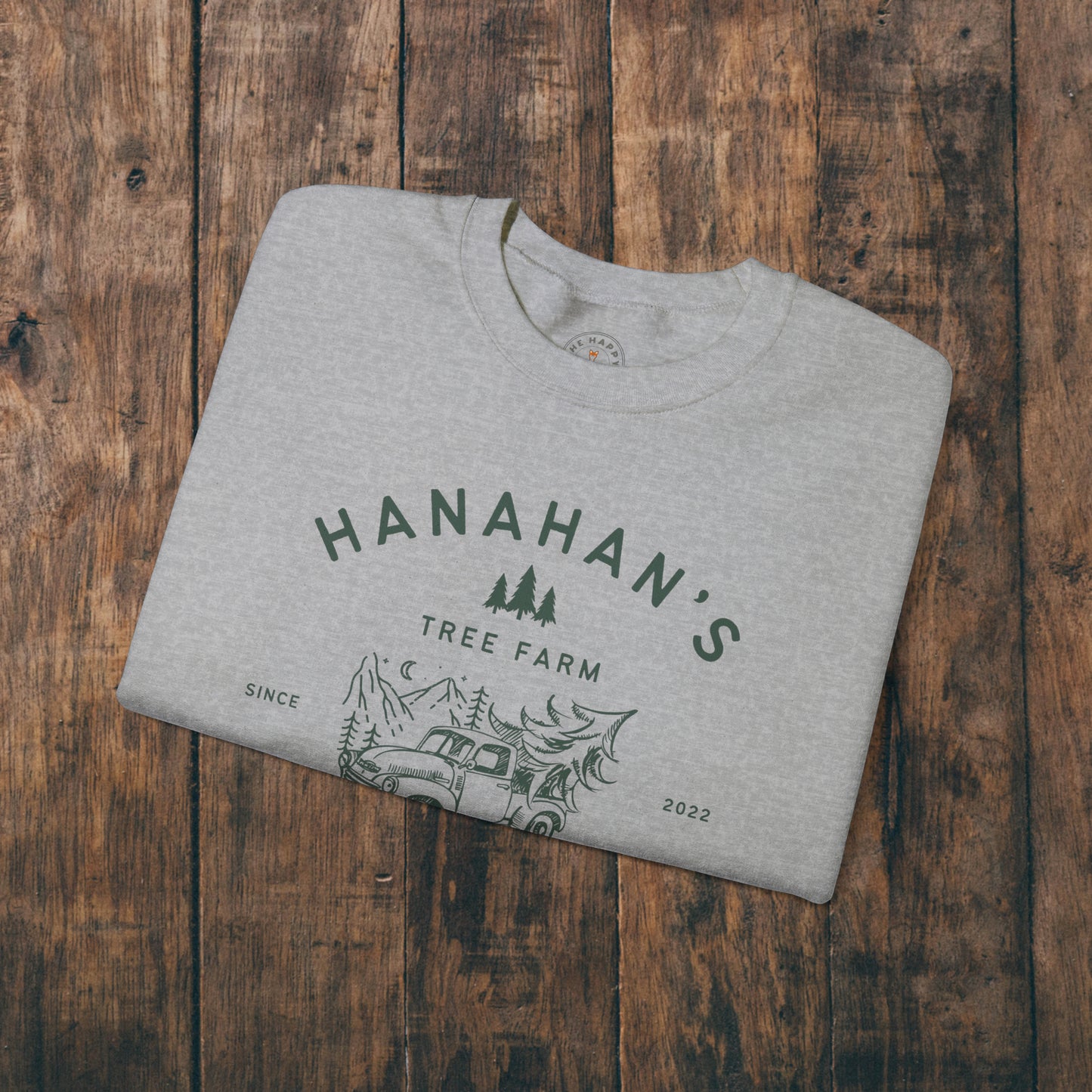Family Tree Farm Sweatshirt Personalized Mom Dad Kids Family Matching Womens Mens Christmas Trees Custom Gift Hoodie Crewneck Sweatshirt