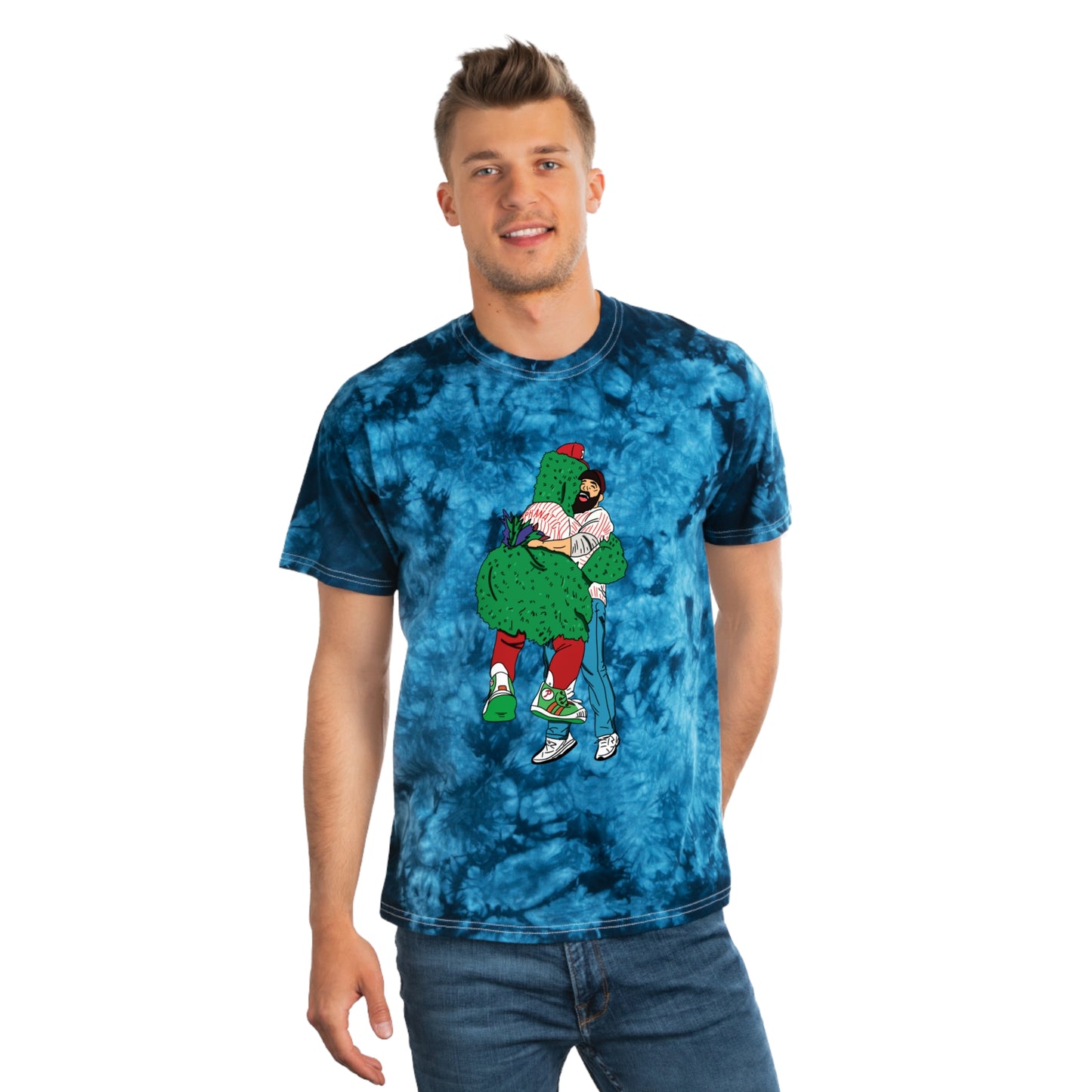 Phillies Tie Dye Shirt Phanatic Jason Kelce Womens Mens Philadelphia Red October Philly Fall Christmas Gift T-Shirt Tie-Dye Tee