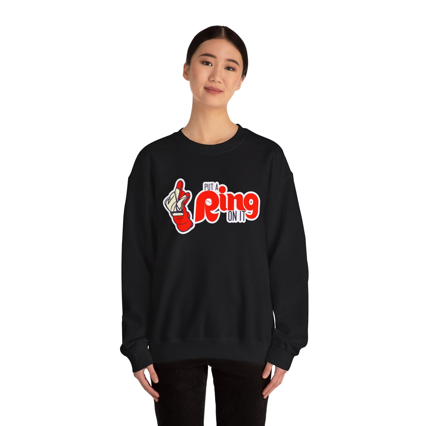 Phillies Castellanos Sweatshirt Put A Ring On It NLCS Philadelphia Red October Dancing Our Own Womens Mens Philly Gift Crewneck Hoodie
