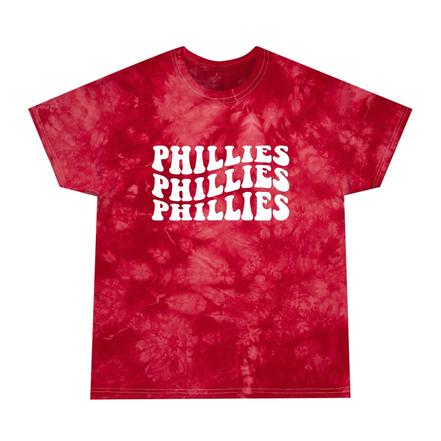 Phillies Tie Dye Shirt Womens Mens Philadelphia Baseball Red October Philly Fall Christmas Gift Crewneck Hoodie Sweat T-Shirt Tie-Dye Tee