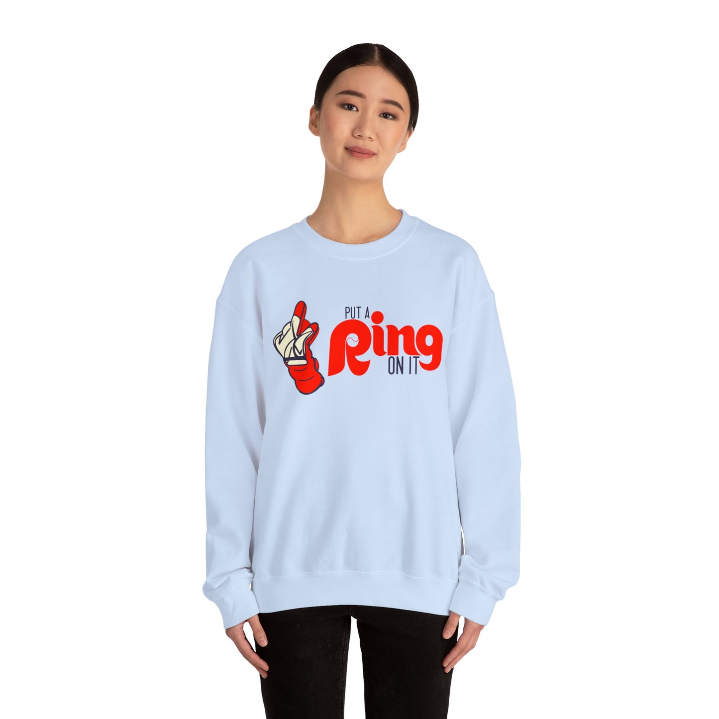 Phillies Castellanos Sweatshirt Put A Ring On It NLCS Philadelphia Red October Dancing Our Own Womens Mens Philly Gift Crewneck Hoodie