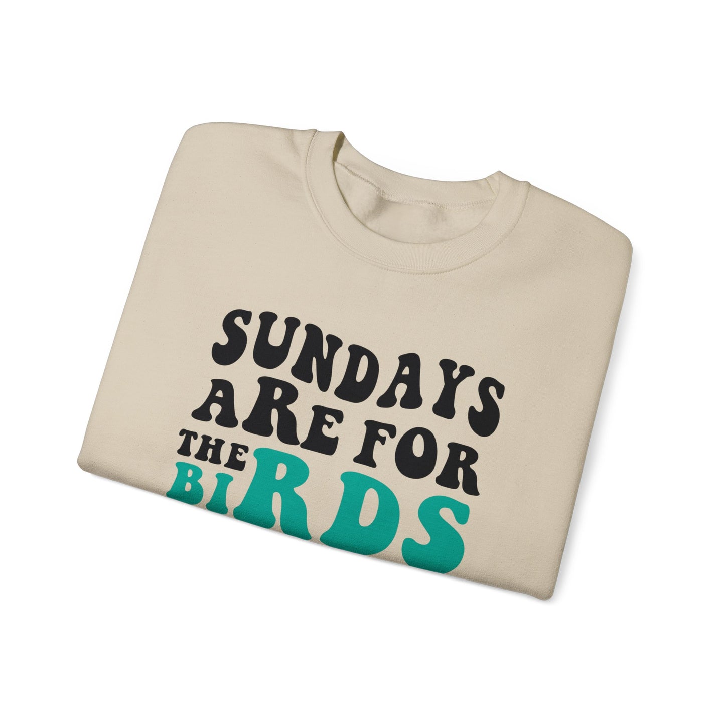 Sundays are for the Birds Eagles Crewneck Sweatshirt