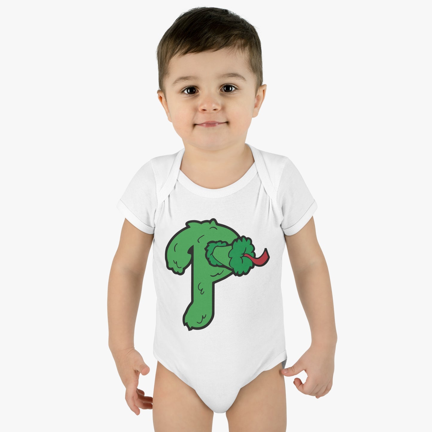 Phillies Phanatic P Baby Bodysuit