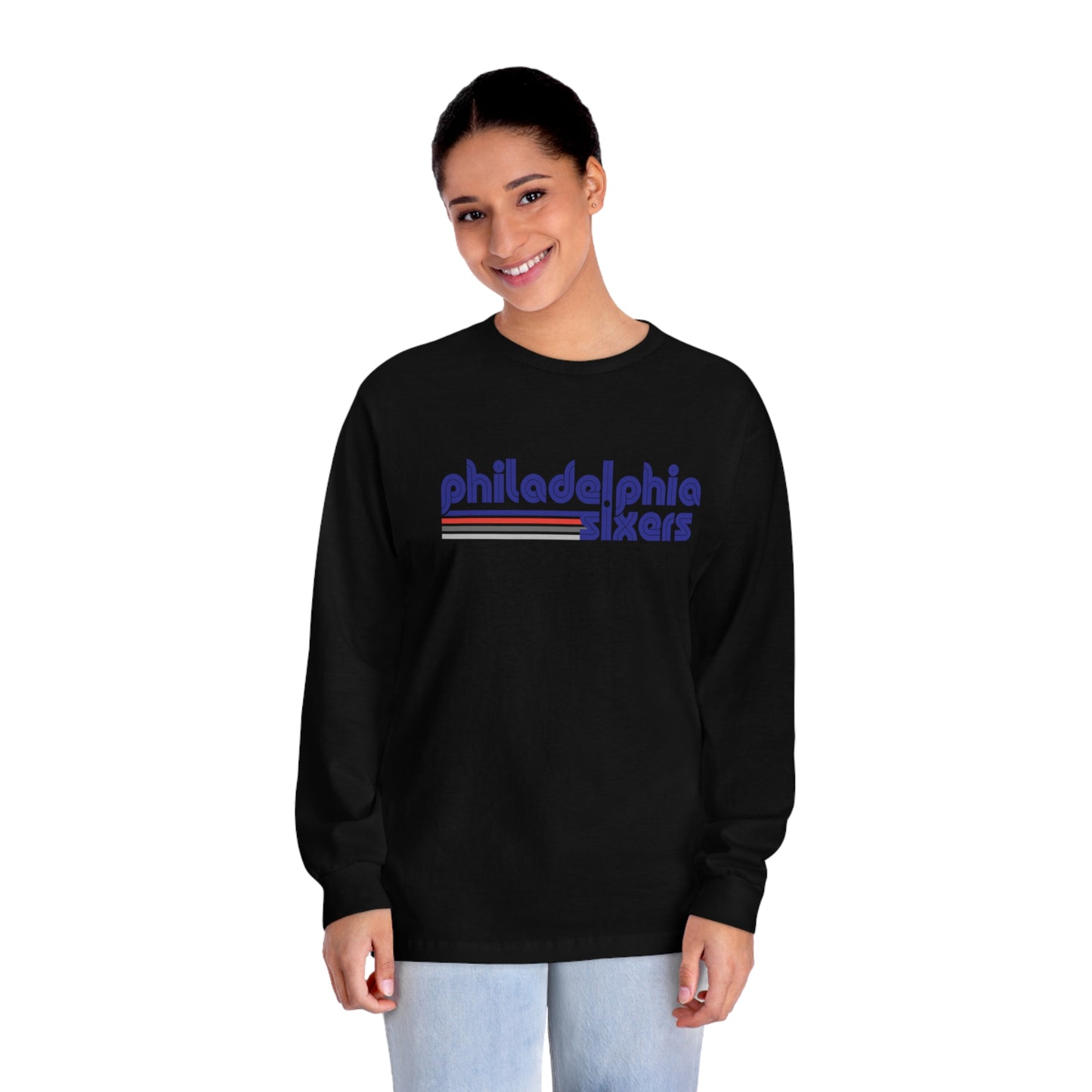 Philadelphia 76ers Shirt Mens Womens Unisex Classic Long Sleeve T-Shirt