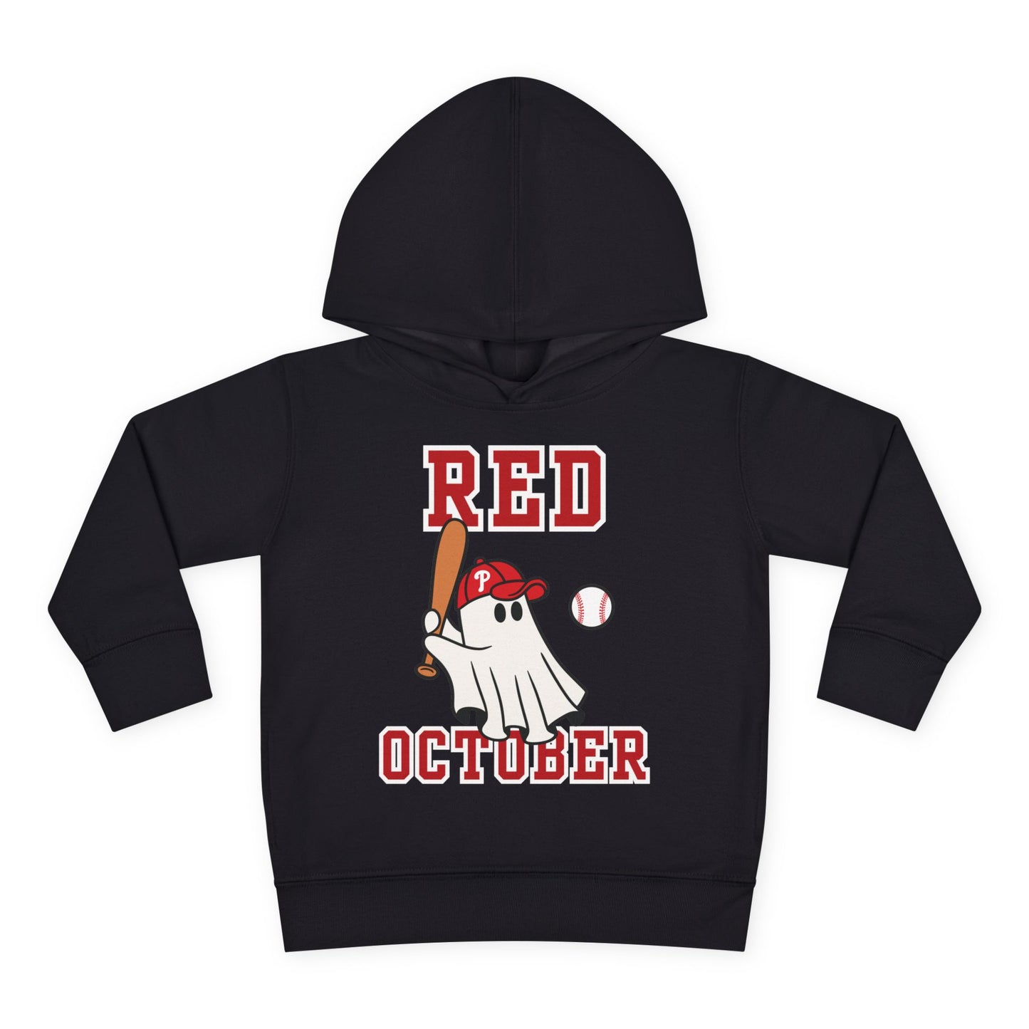 Phillies Red October Toddler Sweatshirt Boys Girls Kids Hoodie Philadelphia Ghost Family Childrens Pullover Fleece Hooded Sweat Shirt