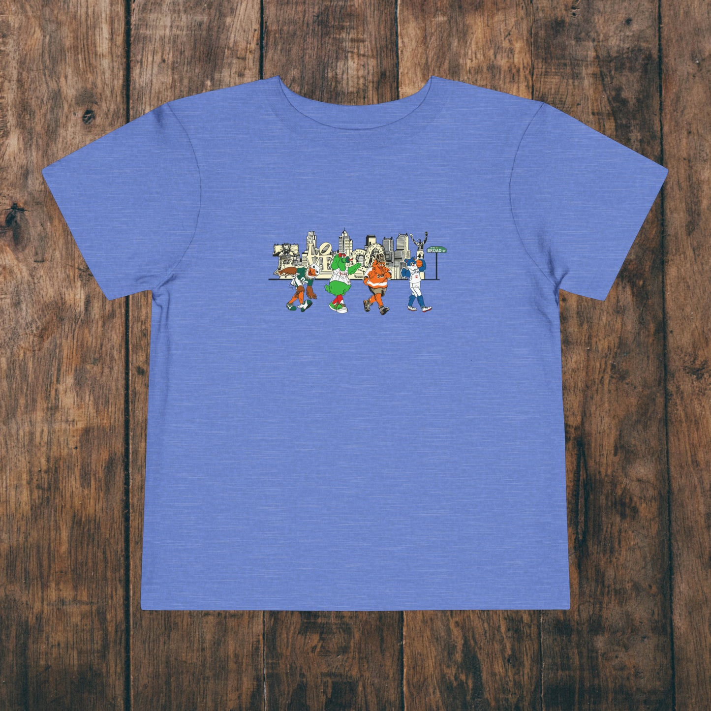 Philly Mascots Toddler Shirt It's A Philly Thing Mascot Philadelphia Phillies Eagles 76ers Union Kids T-Shirt Tee