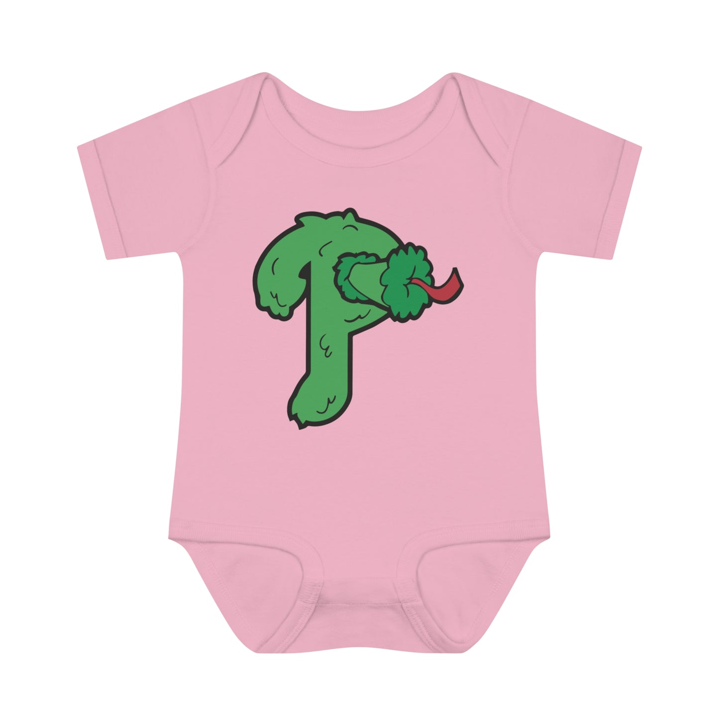 Phillies Phanatic P Baby Bodysuit