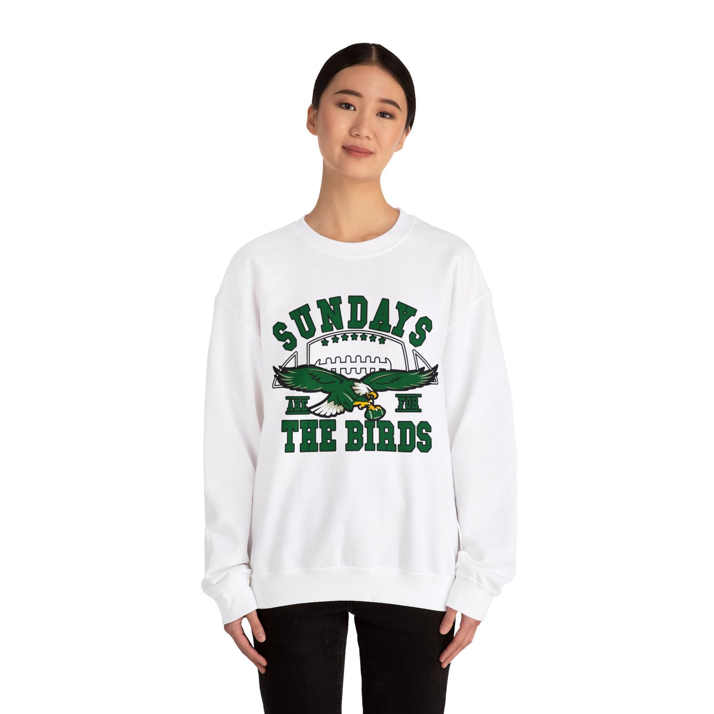 Philadelphia Eagles Sweatshirt Sundays are for the Birds Womens Mens Vintage 1933 Philly Hoodie Bird Gang Football Crewneck Sweat Shirt