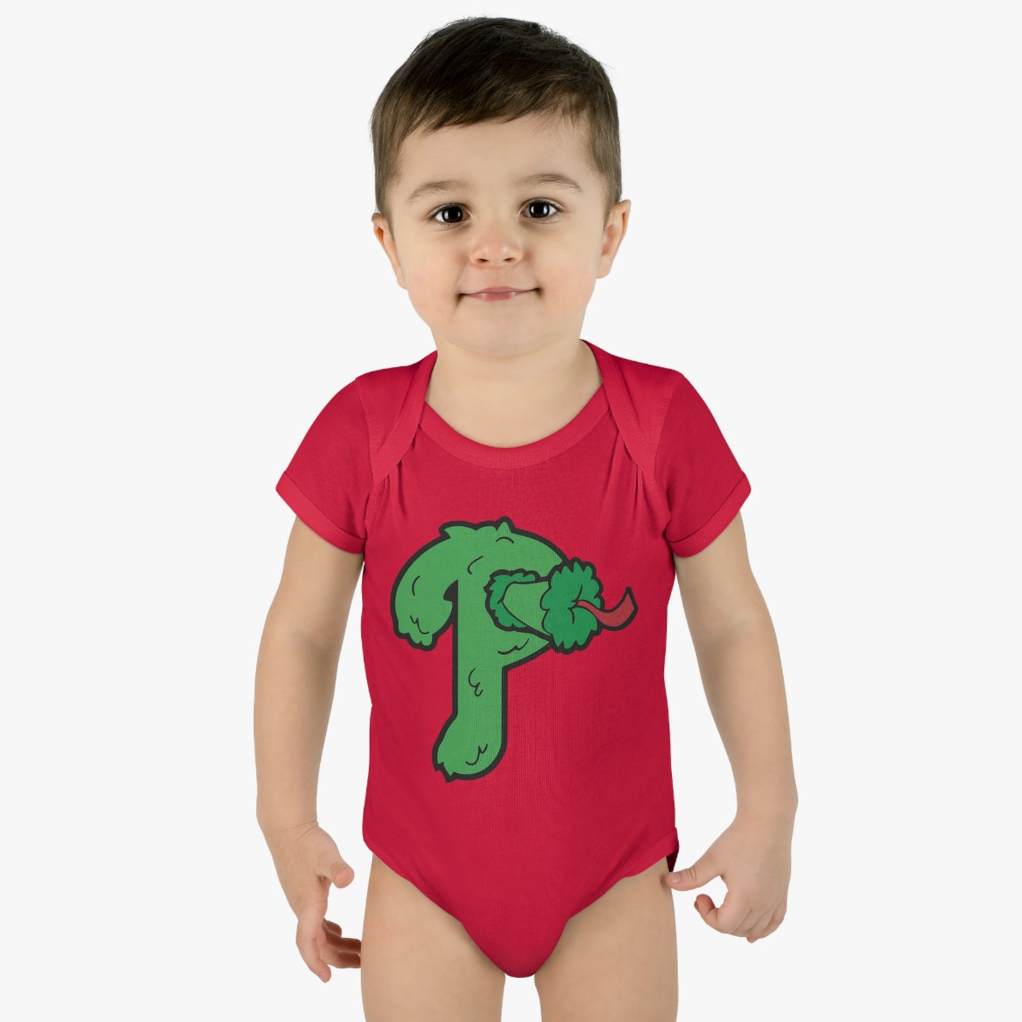 Phillies Phanatic P Baby Bodysuit