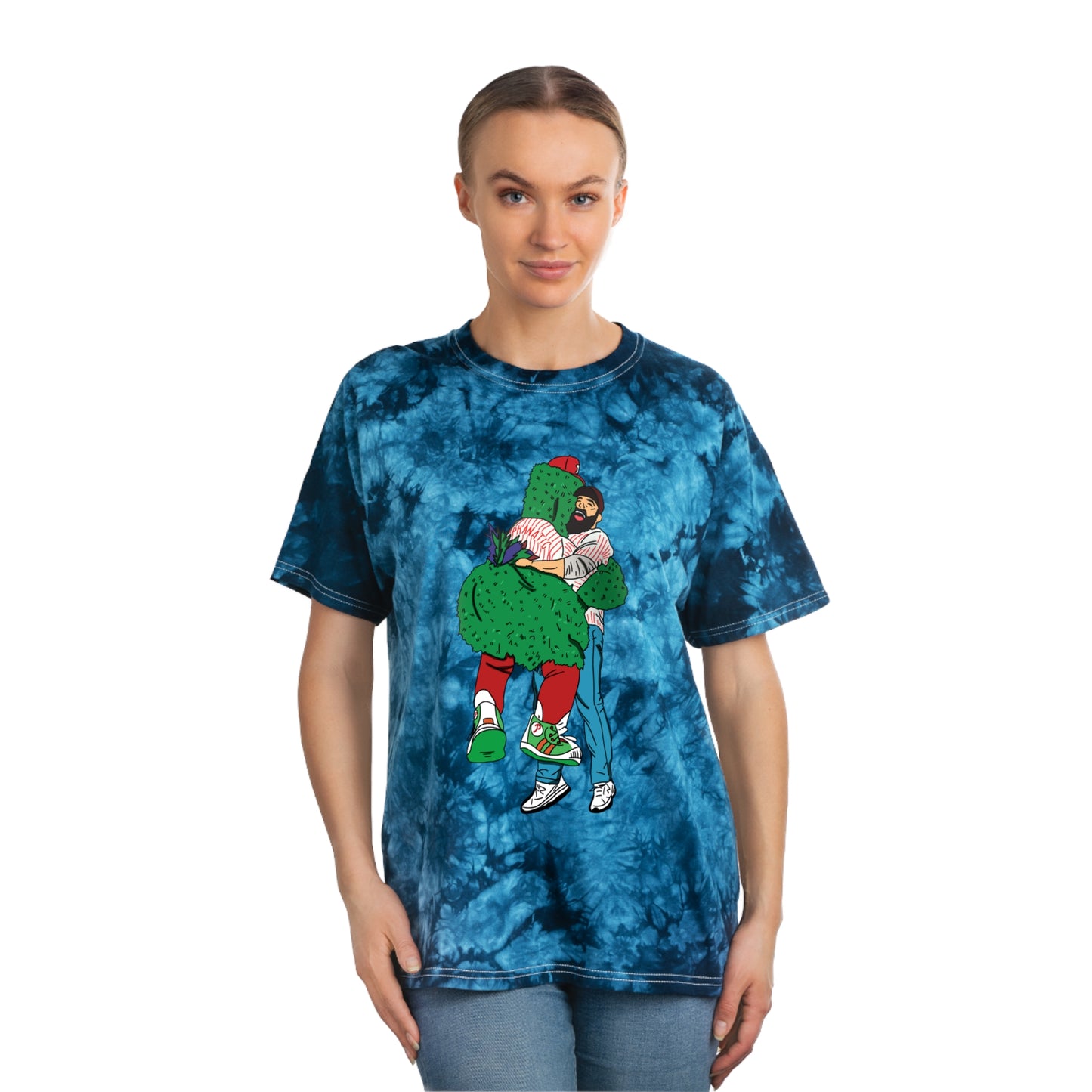 Phillies Tie Dye Shirt Phanatic Jason Kelce Womens Mens Philadelphia Red October Philly Fall Christmas Gift T-Shirt Tie-Dye Tee