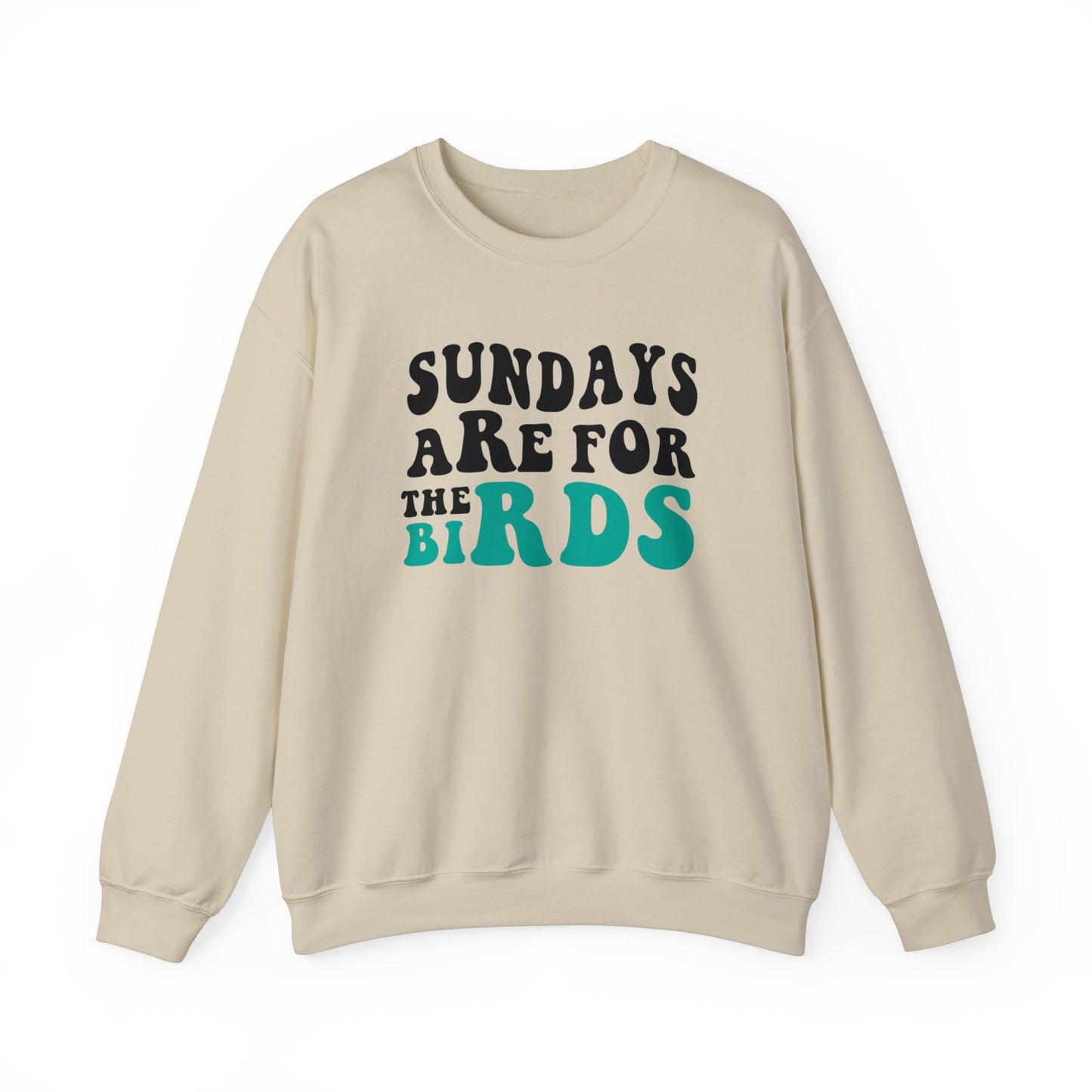 Sundays are for the Birds Eagles Crewneck Sweatshirt