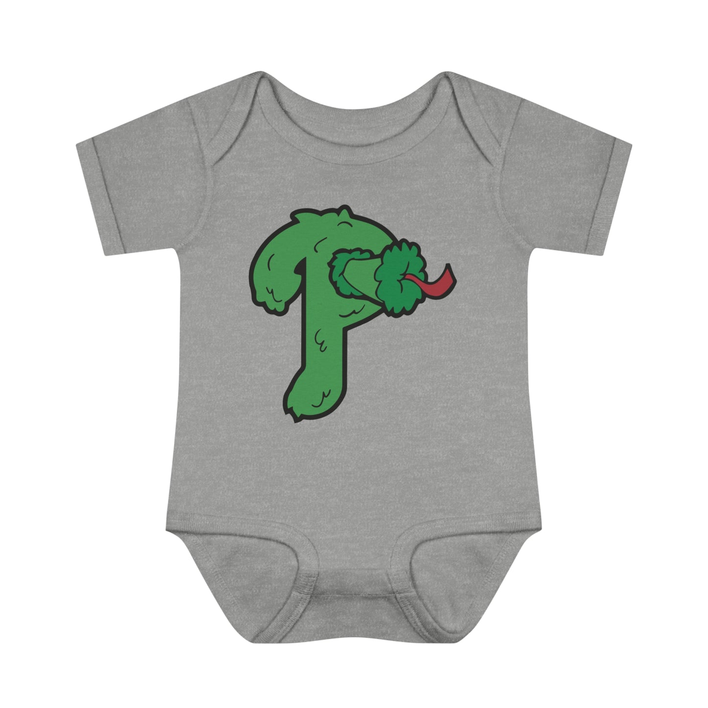Phillies Phanatic P Baby Bodysuit