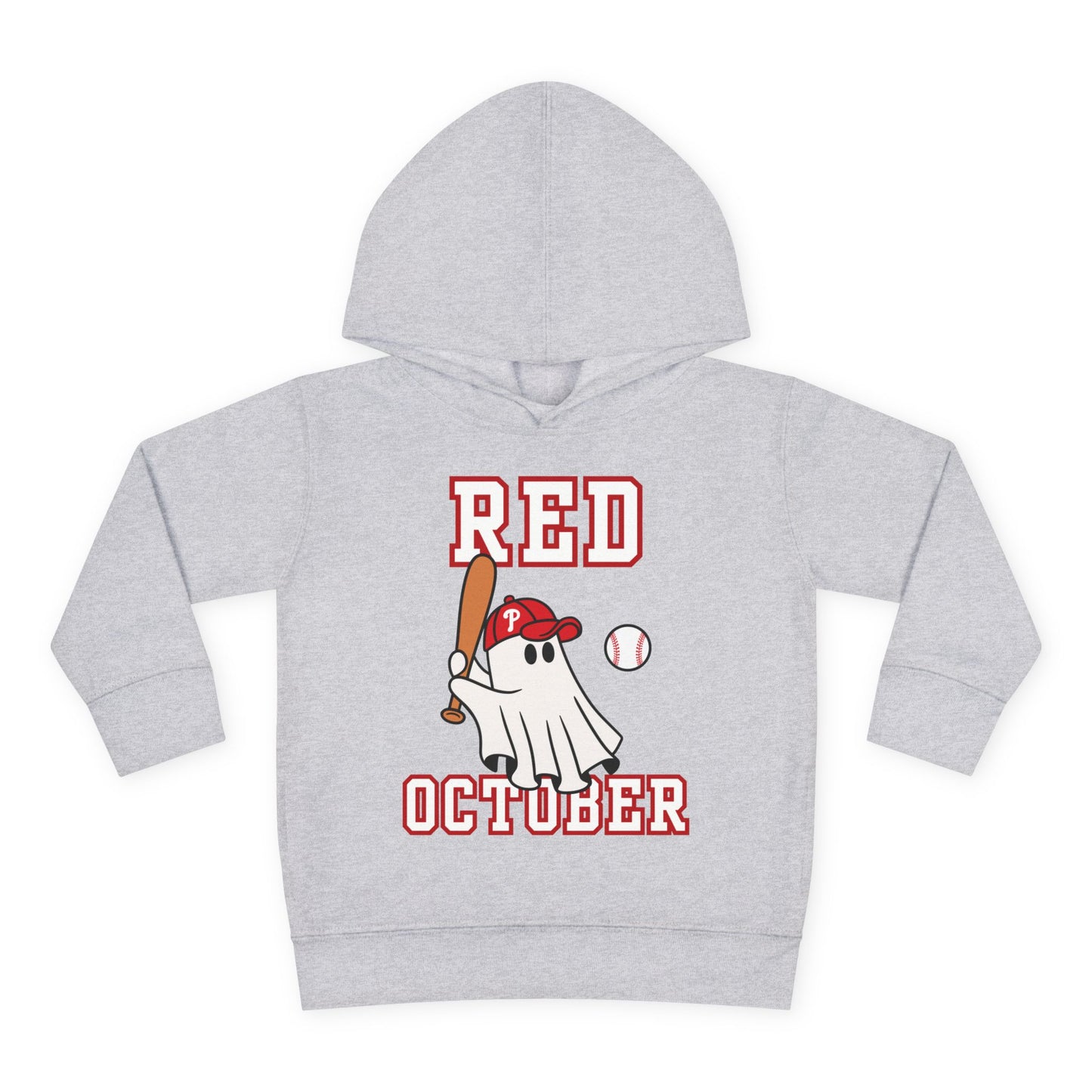 Phillies Red October Toddler Sweatshirt Boys Girls Kids Hoodie Philadelphia Ghost Family Childrens Pullover Fleece Hooded Sweat Shirt