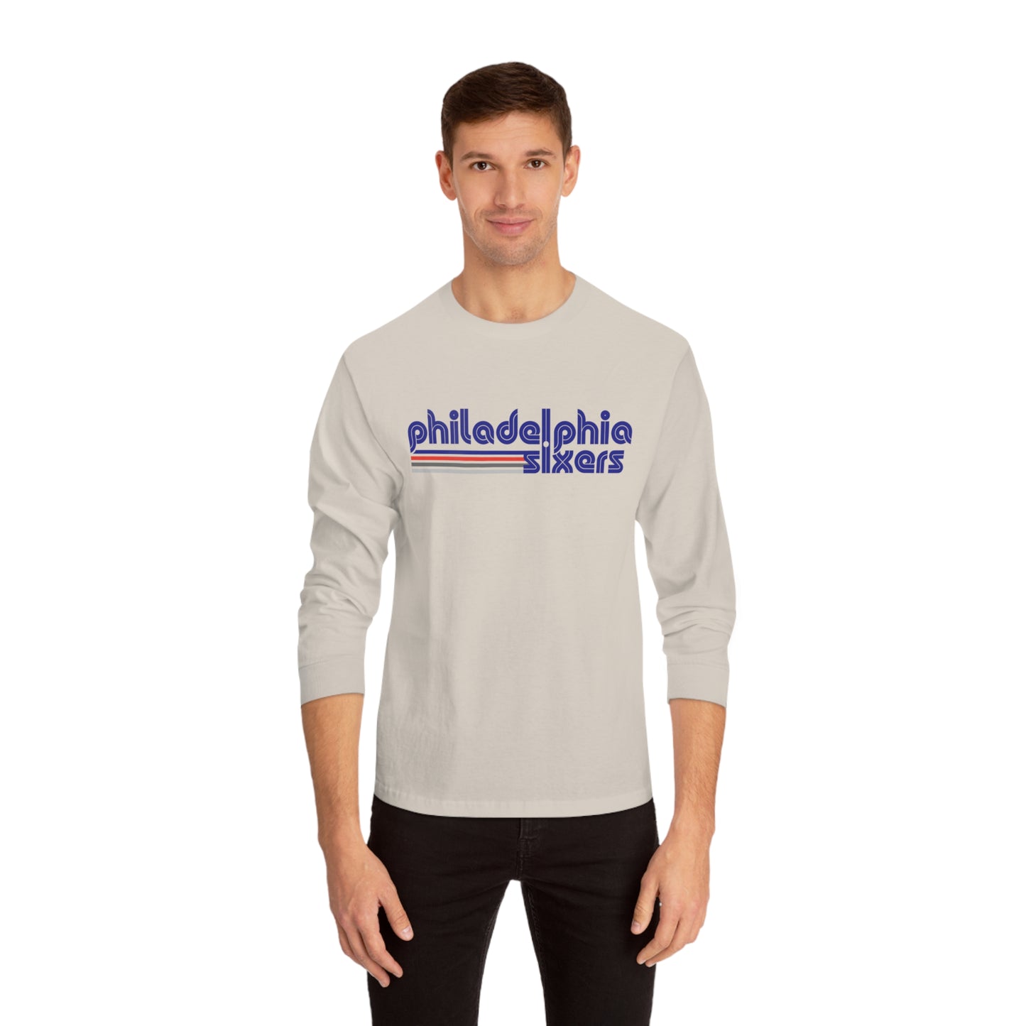 Philadelphia 76ers Shirt Mens Womens Unisex Classic Long Sleeve T-Shirt