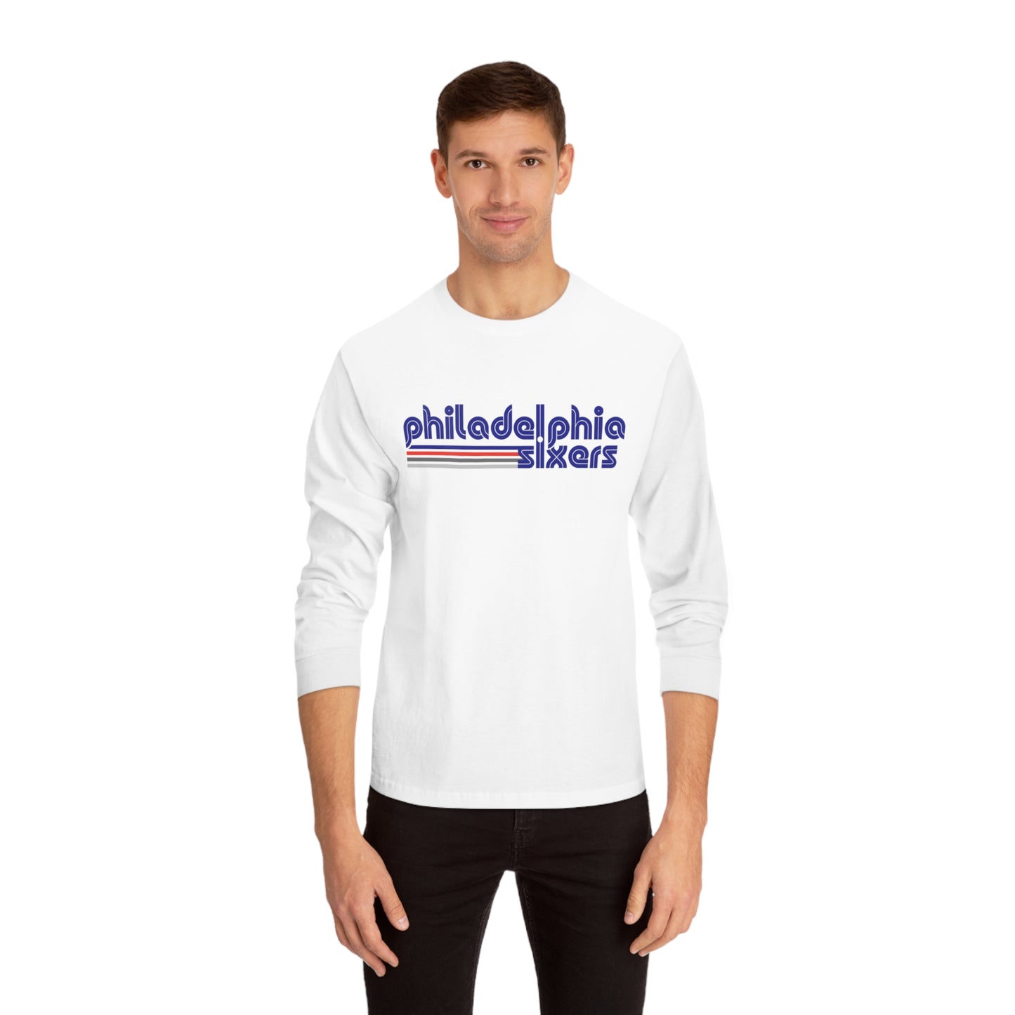 Philadelphia 76ers Shirt Mens Womens Unisex Classic Long Sleeve T-Shirt