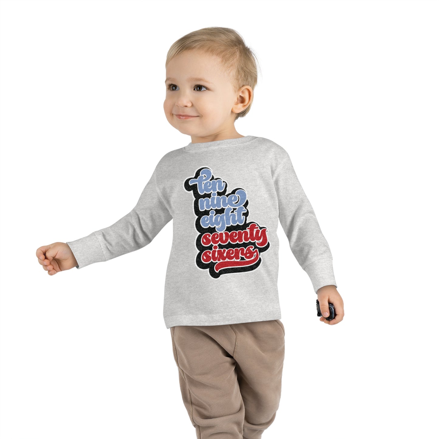 Toddler 76ers Shirt Boys Girls Kids Long Sleeve Tee