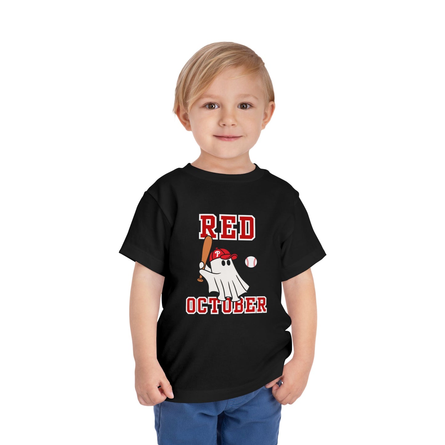 Phillies Red October Toddler Shirt Kids Boys Girls Short Sleeve Tee 2T - 5T