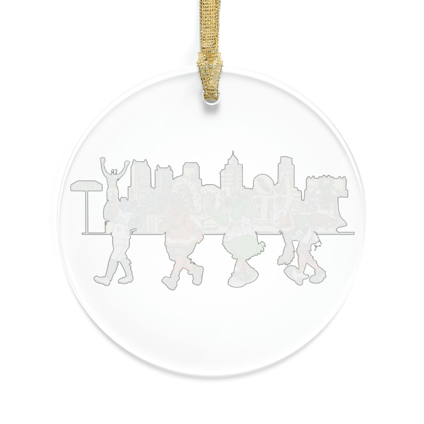 Philly Mascots Christmas Ornament Stocking Stuffer Eagles Phillies Phanatic 76ers Sixers Flyers Fan Ornaments