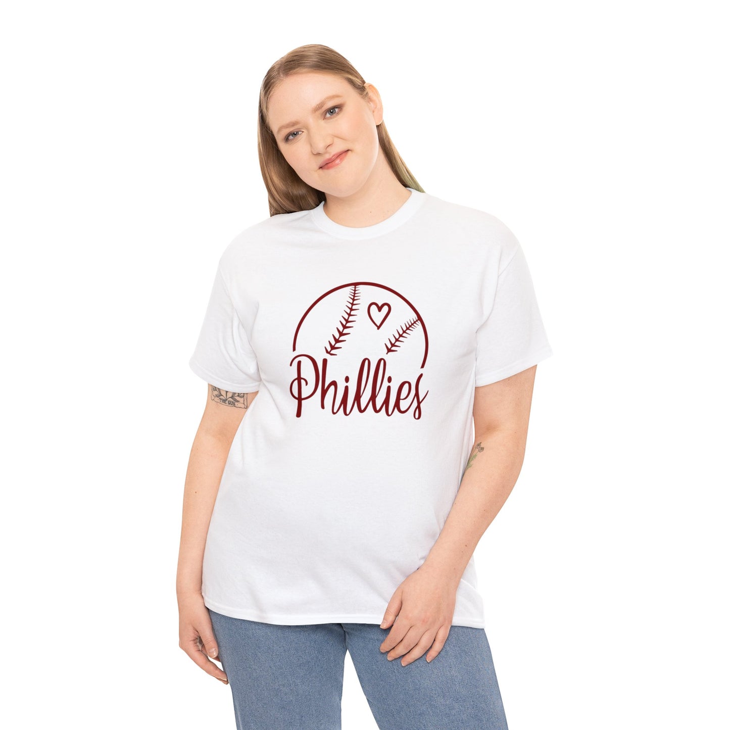 Phillies Philadelphia Baseball Womens Mens Cotton Tee