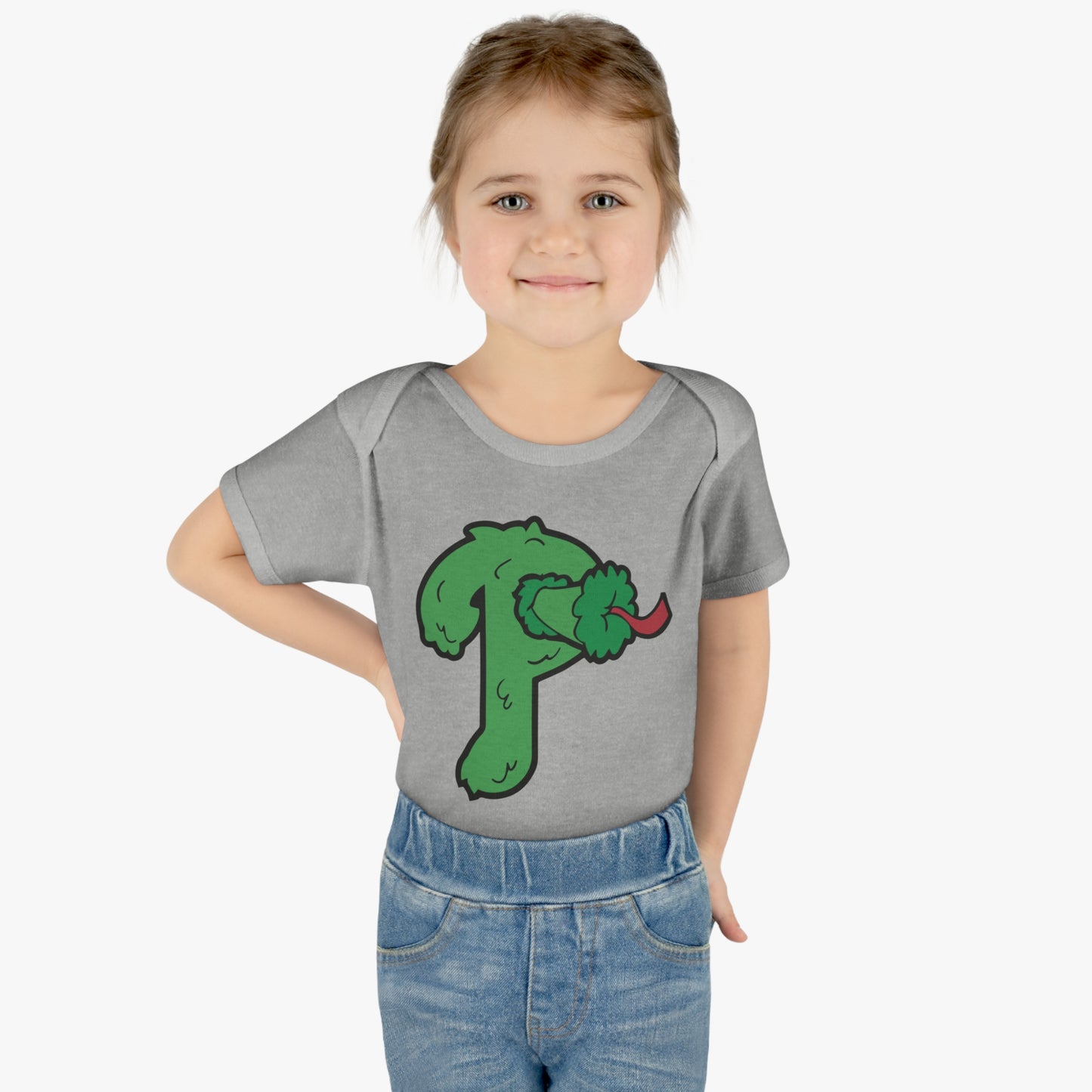 Phillies Phanatic P Baby Bodysuit