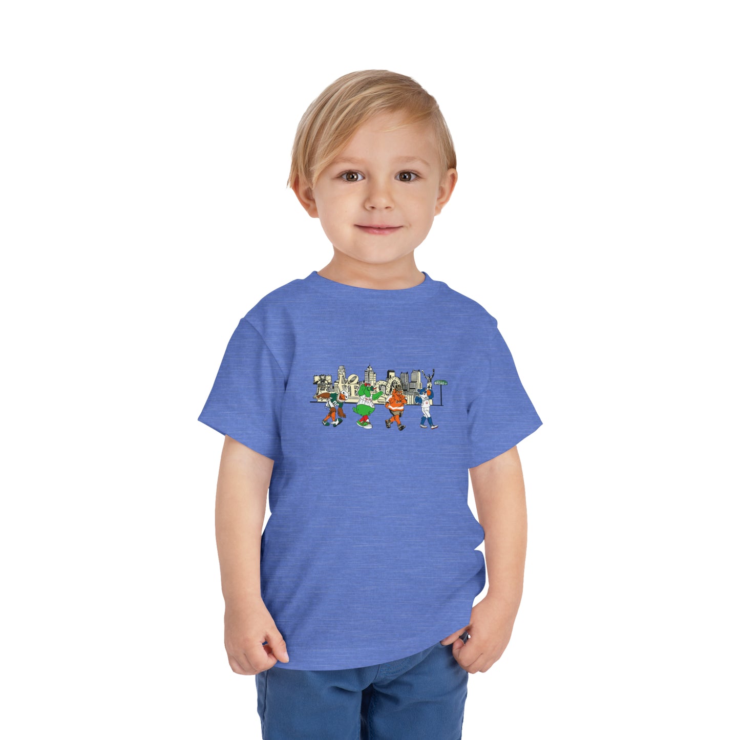 Philly Mascots Toddler Shirt It's A Philly Thing Mascot Philadelphia Phillies Eagles 76ers Union Kids T-Shirt Tee
