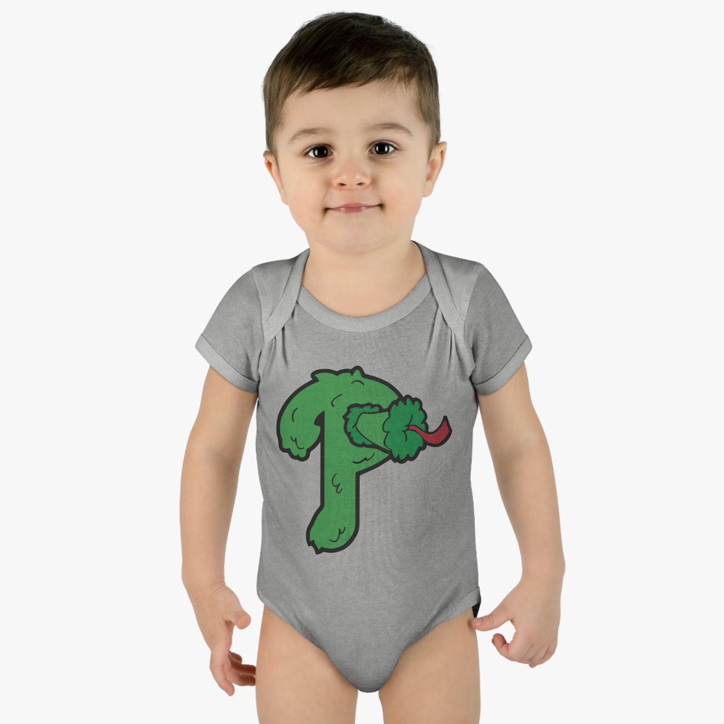 Phillies Phanatic P Baby Bodysuit