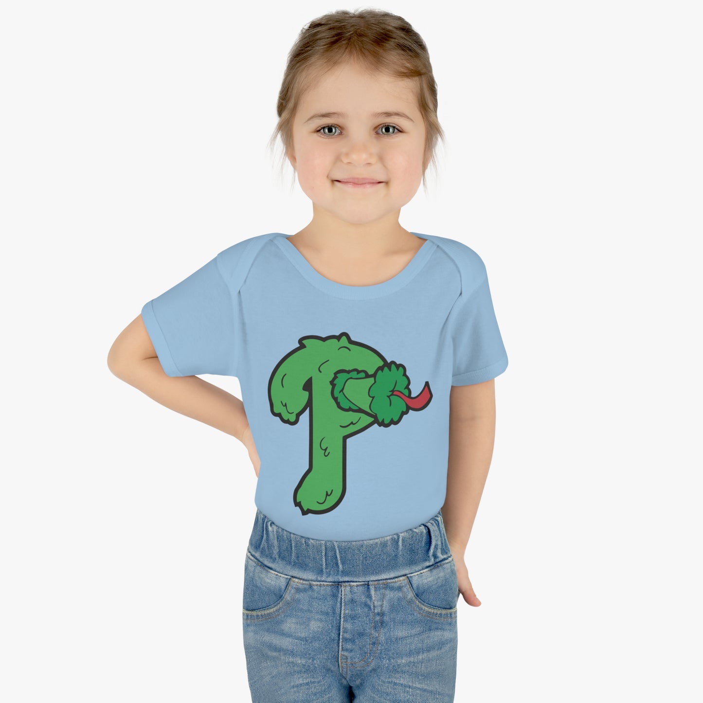 Phillies Phanatic P Baby Bodysuit