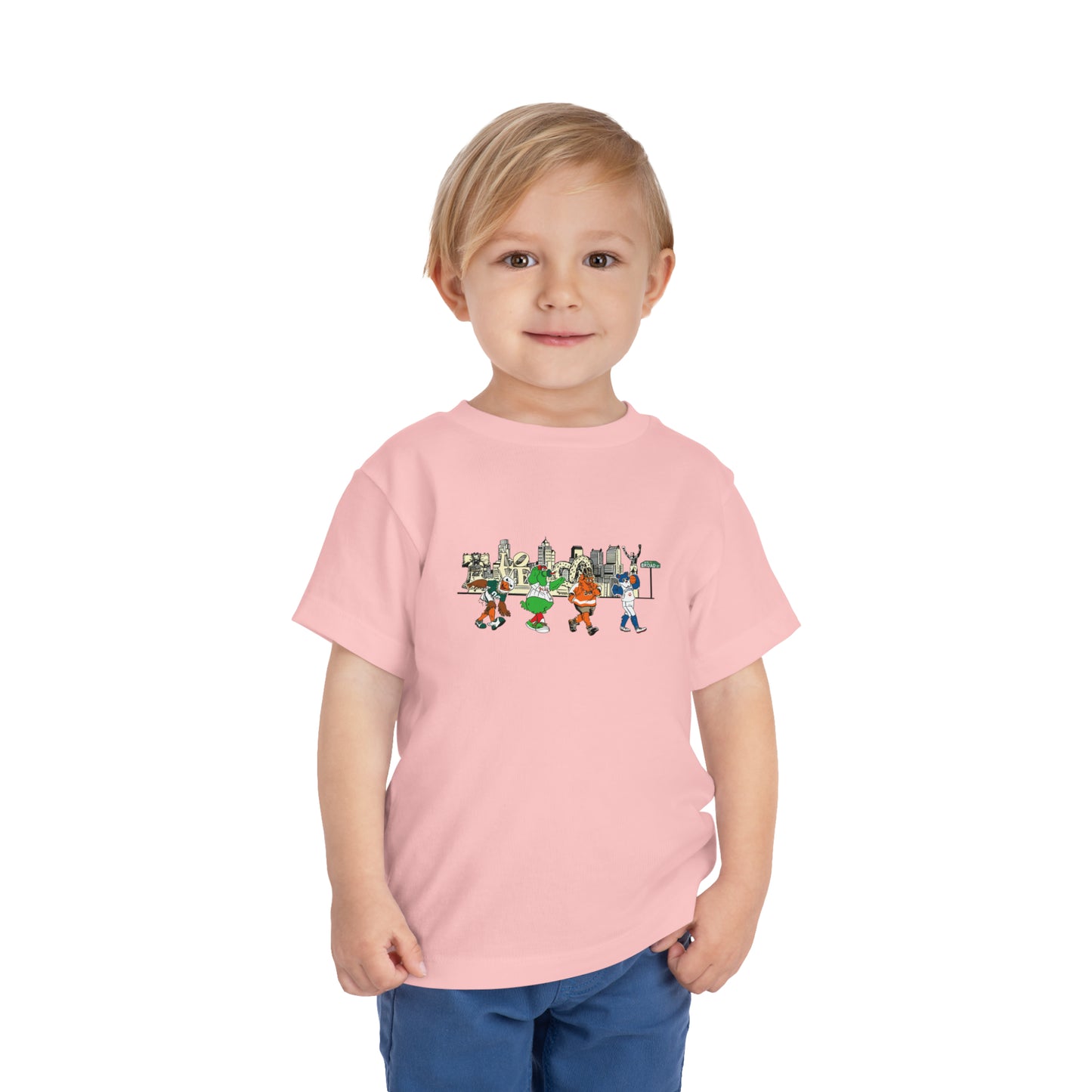 Philly Mascots Toddler Shirt It's A Philly Thing Mascot Philadelphia Phillies Eagles 76ers Union Kids T-Shirt Tee