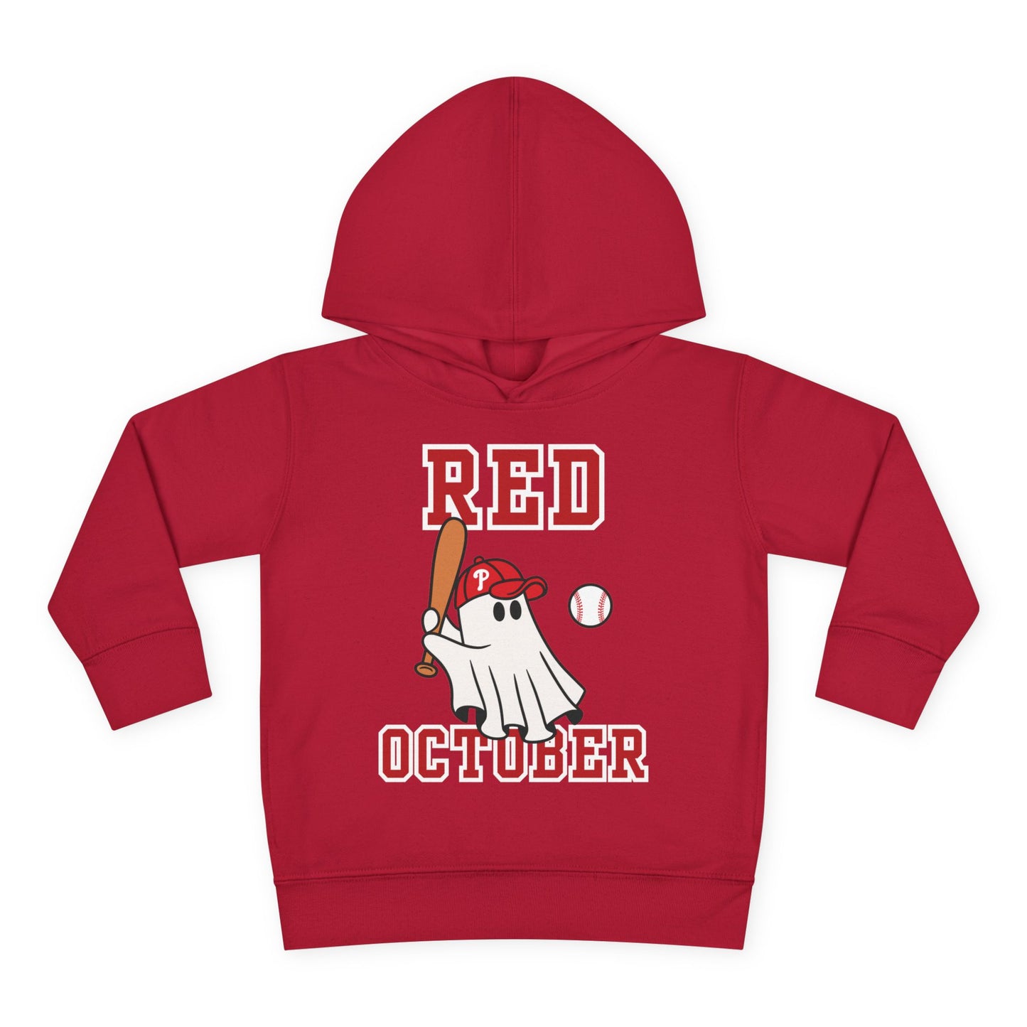 Phillies Red October Toddler Sweatshirt Boys Girls Kids Hoodie Philadelphia Ghost Family Childrens Pullover Fleece Hooded Sweat Shirt