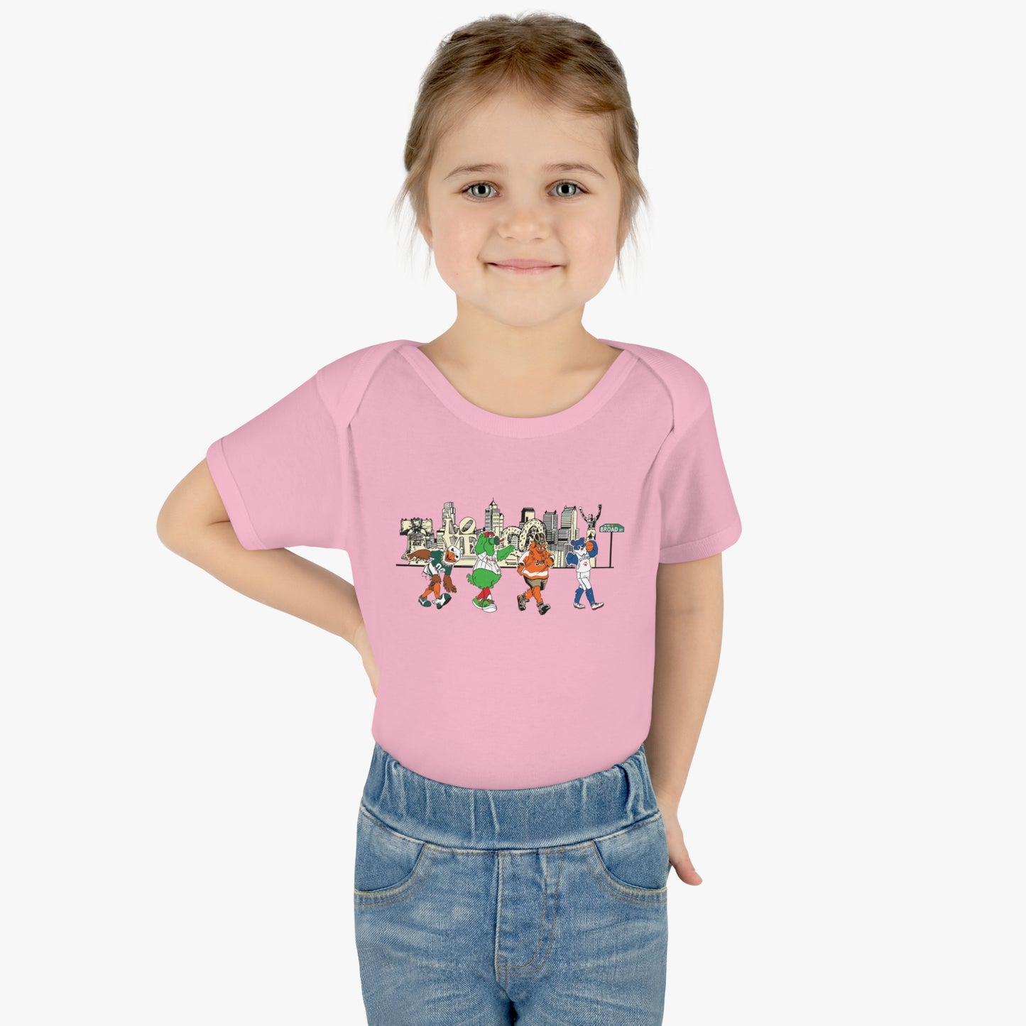 Philly Mascots Baby Bodysuit