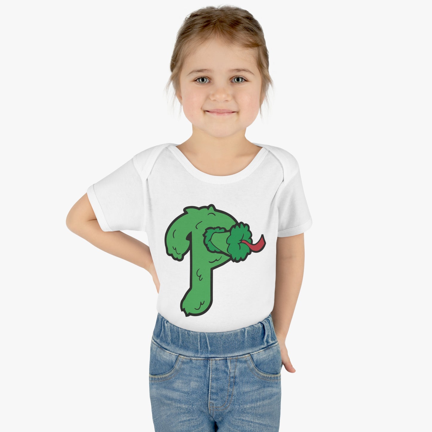 Phillies Phanatic P Baby Bodysuit