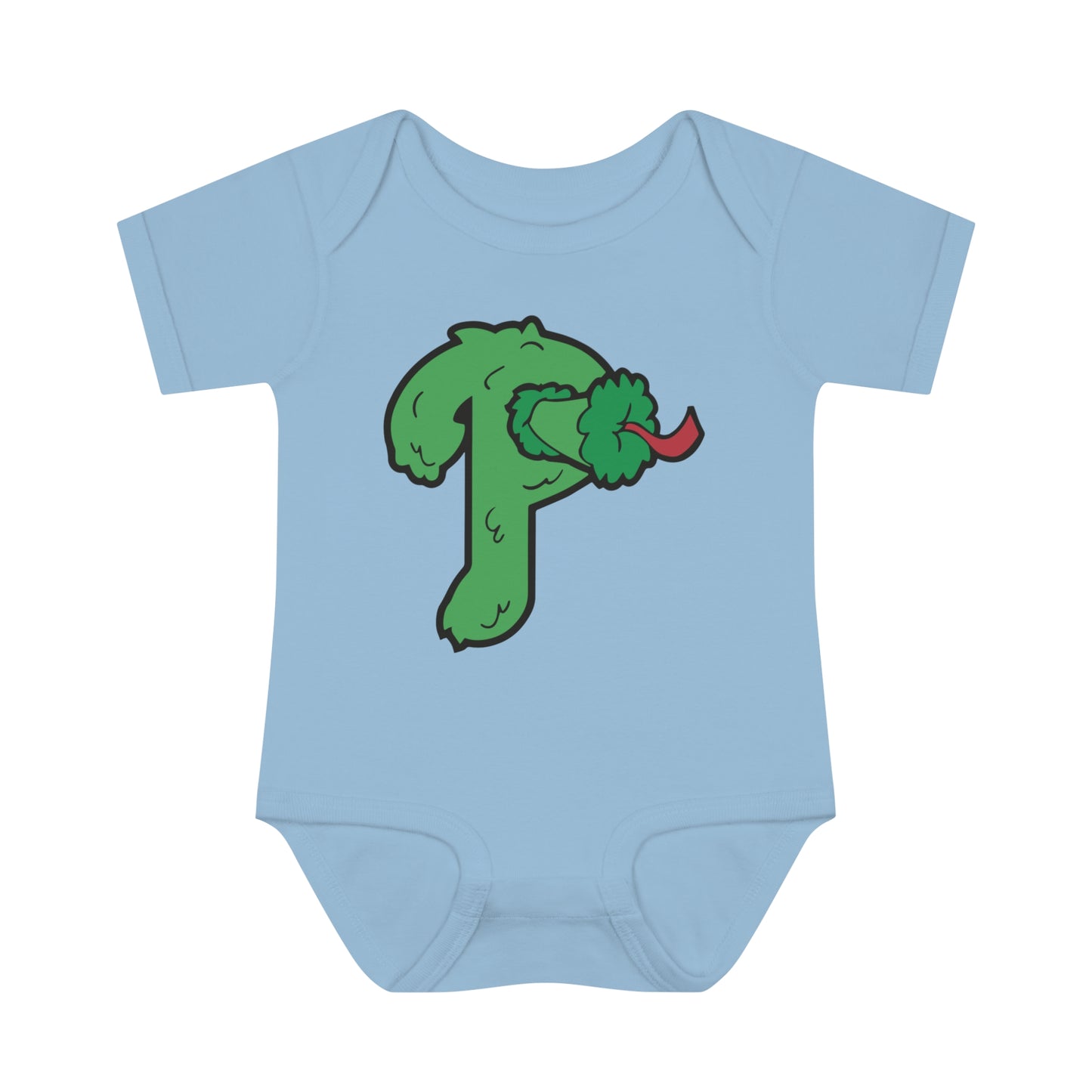 Phillies Phanatic P Baby Bodysuit