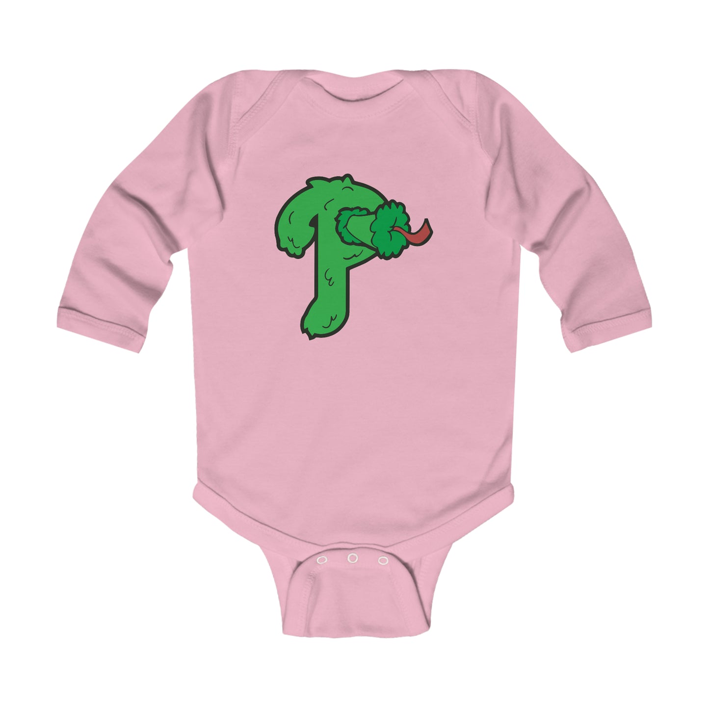 Phillies Phanatic P Baby Onesie Philadelphia Philly Fan Baby Shower Christmas Gift Body Newborn 18 Months Suit Infant Long Sleeve Bodysuit
