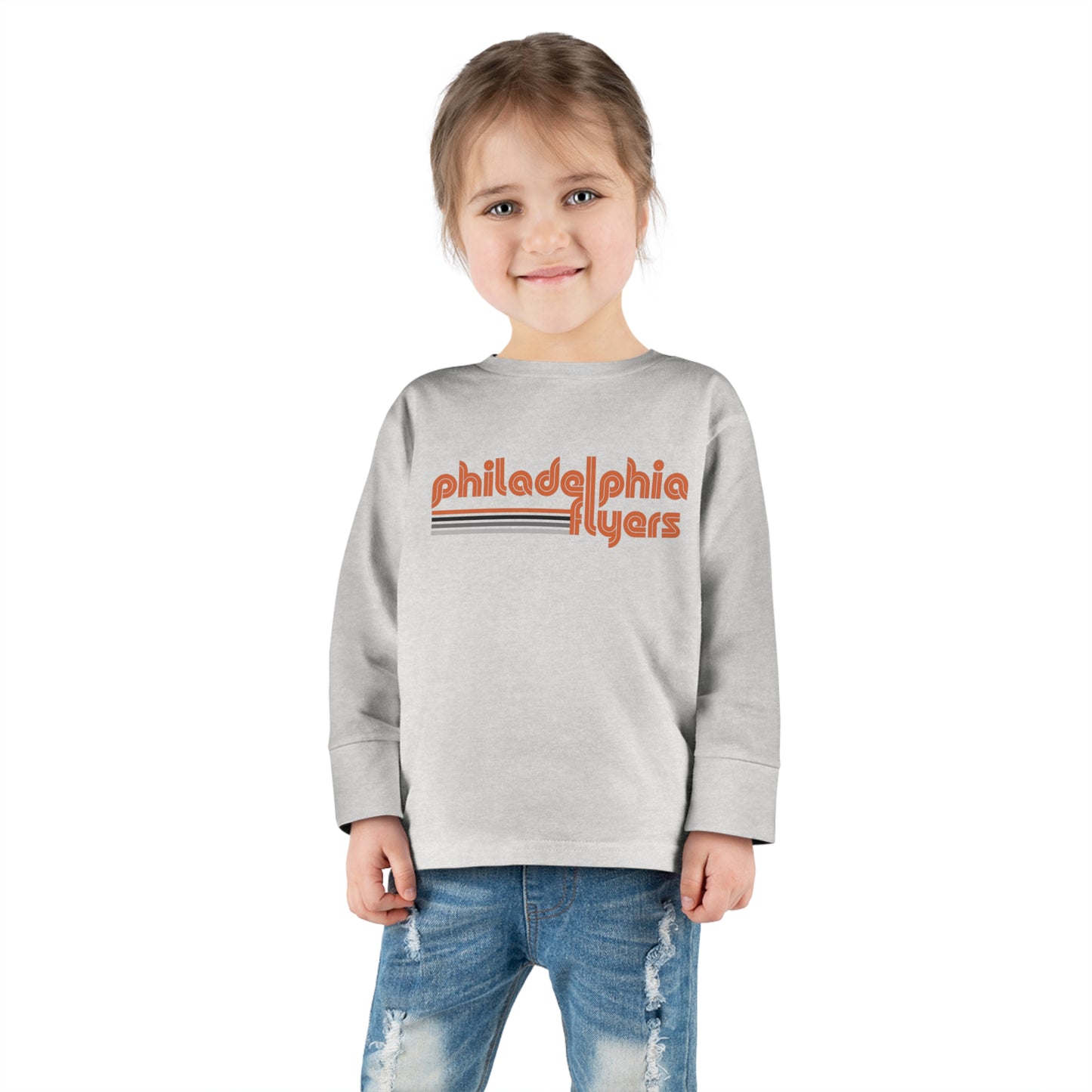 Toddler Flyers Shirt Philadelphia Kids Sweatshirt Boys Girls Christmas Philly Fan Gift Family Matching Retro Childrens Long Sleeve Tee