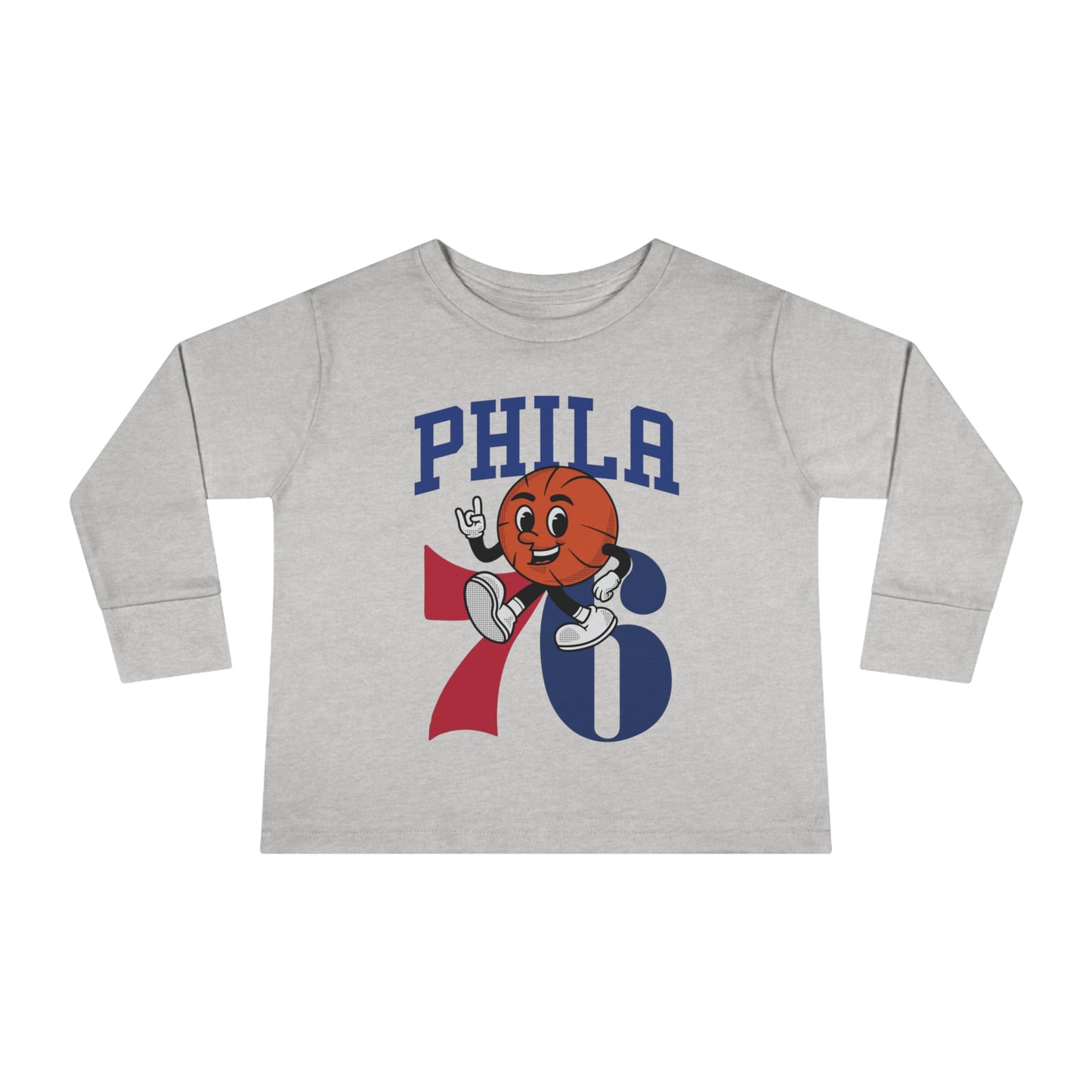 Toddler 76ers Shirt Philadelphia Sixers Kids Sweatshirt Boys Girls Christmas Philly Fan Gift Ten Seventy Sixers Childrens Long Sleeve Tee