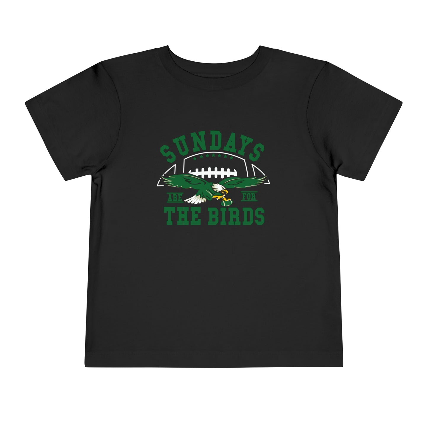 Eagles Philadelphia Toddler Shirt Sundays Are For The Birds Kelly Green Bird Gang Philly Football Kids T-Shirt Short Sleeve Tee