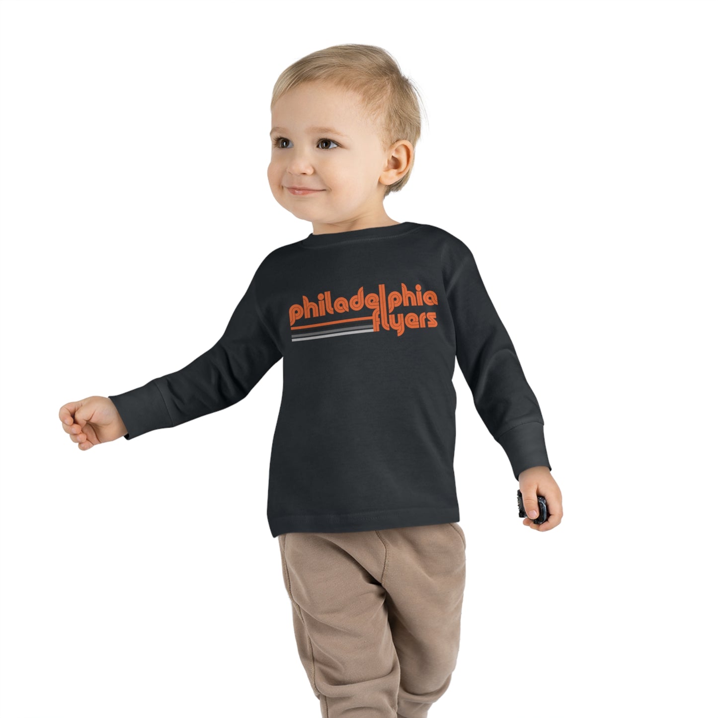 Toddler Flyers Shirt Philadelphia Kids Sweatshirt Boys Girls Christmas Philly Fan Gift Family Matching Retro Childrens Long Sleeve Tee