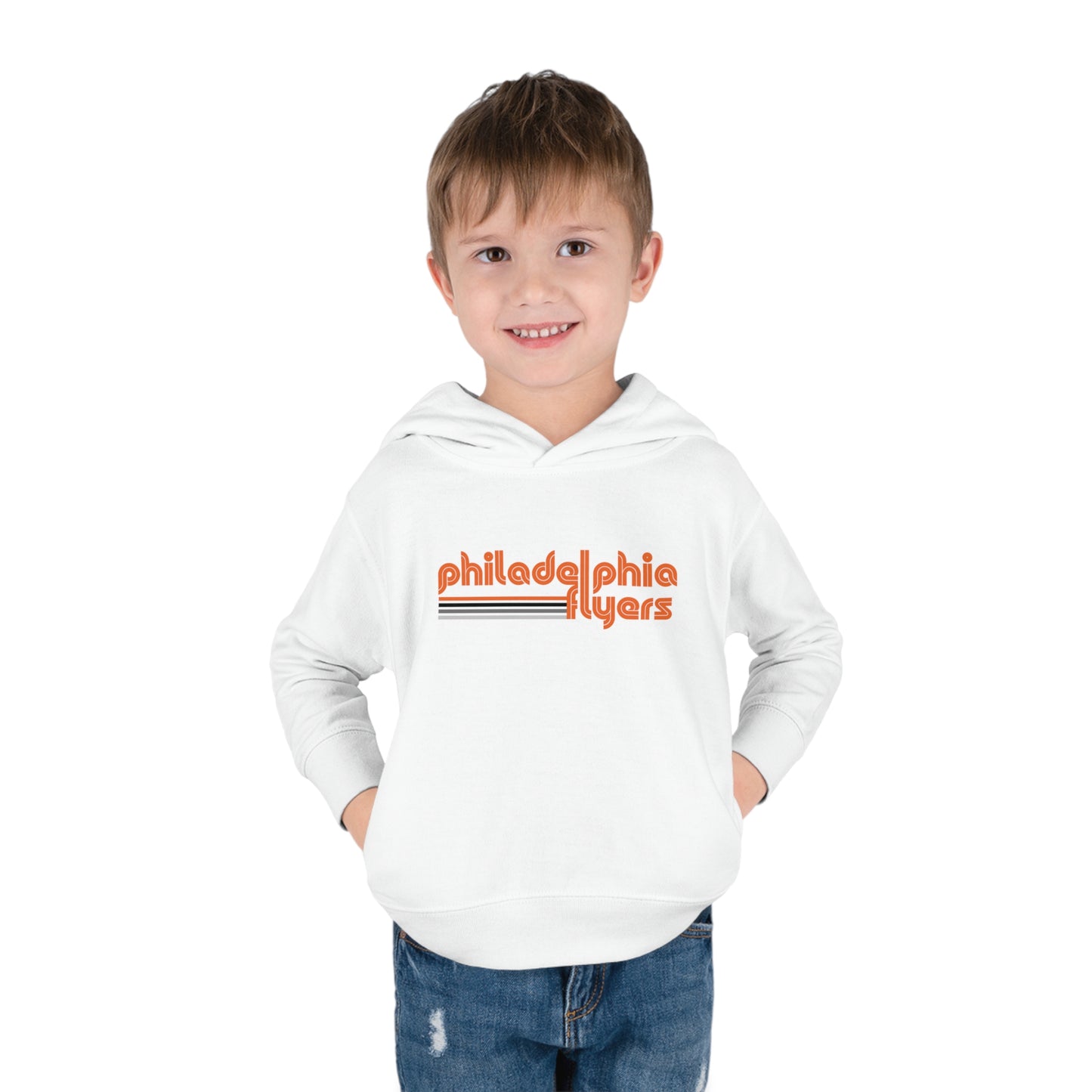 Philadelphia Flyers Toddler Sweatshirt Kids Hoodie Philly Fly Guys Orange Hockey Shirt Girls Boys Christmas Gift Fleece Hooded Sweat Shirt