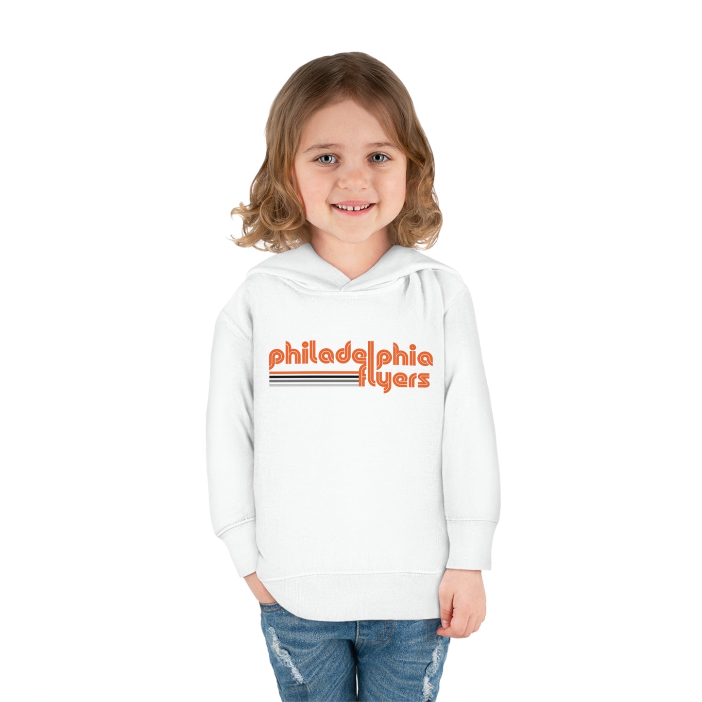 Philadelphia Flyers Toddler Sweatshirt Kids Hoodie Philly Fly Guys Orange Hockey Shirt Girls Boys Christmas Gift Fleece Hooded Sweat Shirt