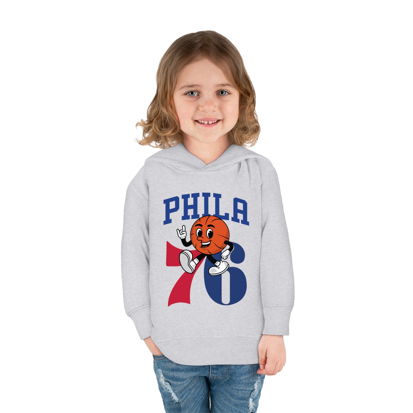 Philadelphia 76ers Toddler Sweatshirt Kids Hoodie Philly Sixers Basketball Shirt Girls Boys Christmas Gift Fleece Hooded Sweat Shirt