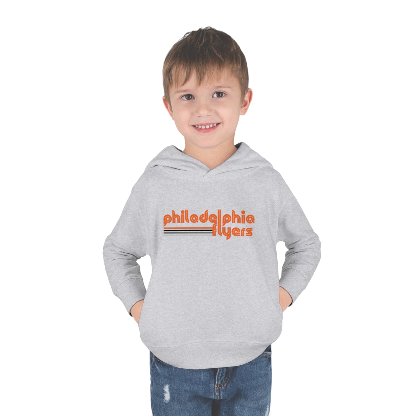 Philadelphia Flyers Toddler Sweatshirt Kids Hoodie Philly Fly Guys Orange Hockey Shirt Girls Boys Christmas Gift Fleece Hooded Sweat Shirt