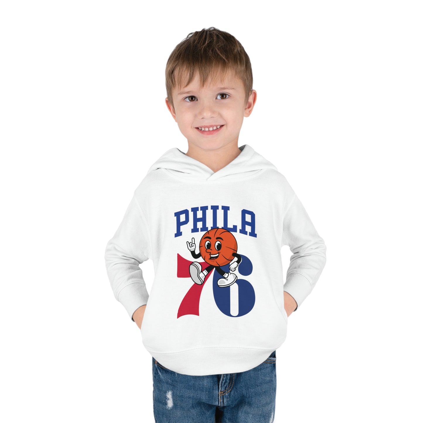 Philadelphia 76ers Toddler Sweatshirt Kids Hoodie Philly Sixers Basketball Shirt Girls Boys Christmas Gift Fleece Hooded Sweat Shirt