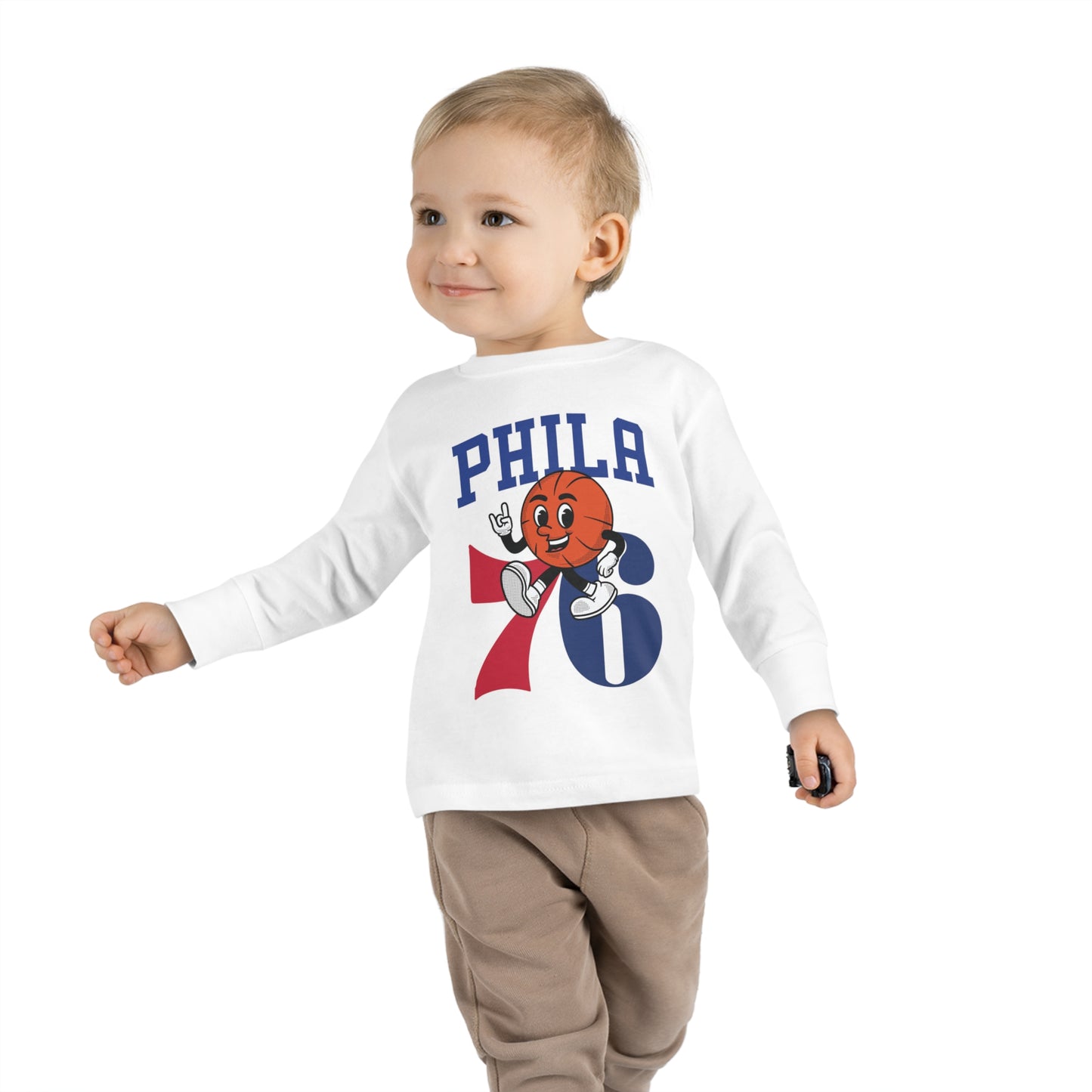 Toddler 76ers Shirt Philadelphia Sixers Kids Sweatshirt Boys Girls Christmas Philly Fan Gift Ten Seventy Sixers Childrens Long Sleeve Tee